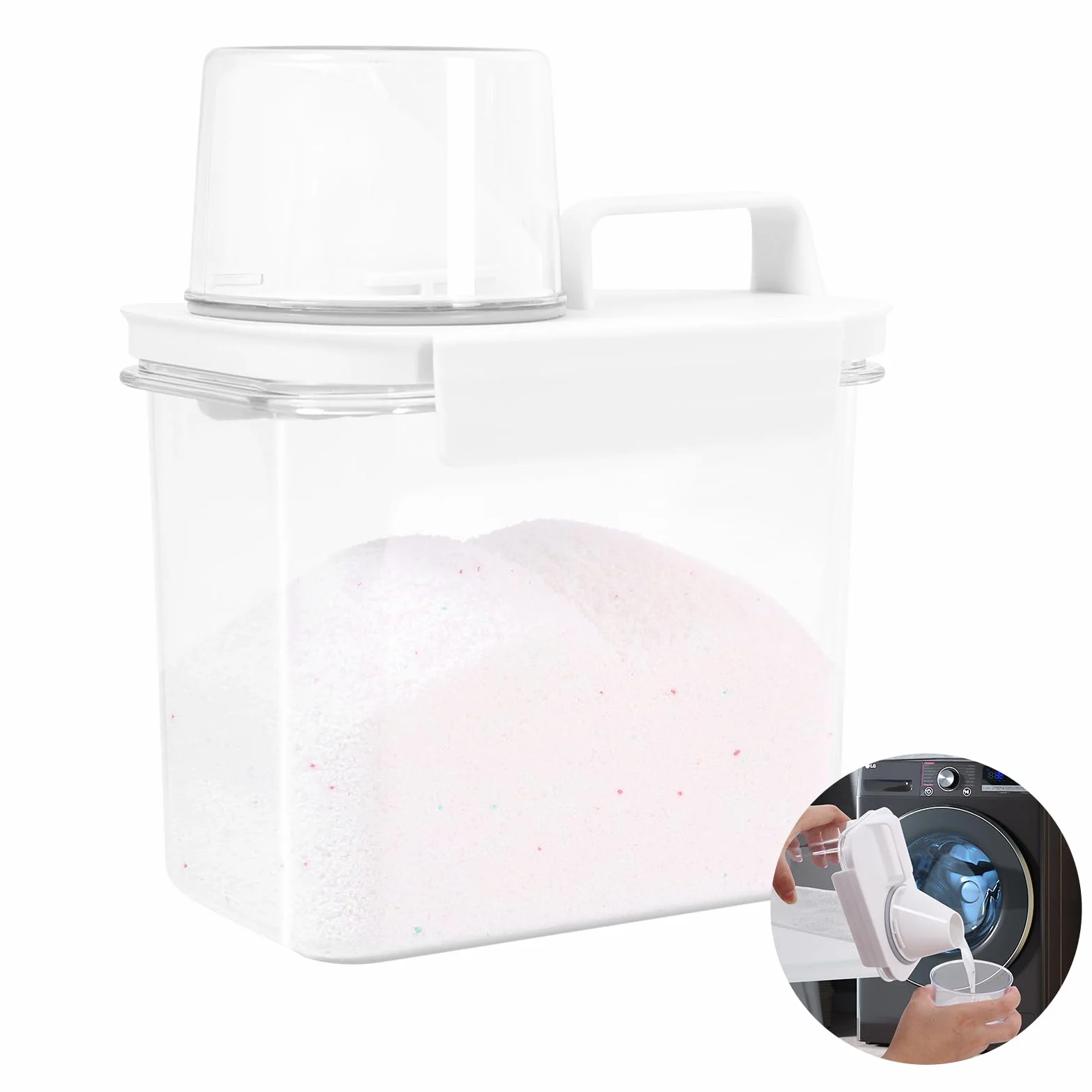 1100 ml bezzapachowy dozownik do prania w proszku