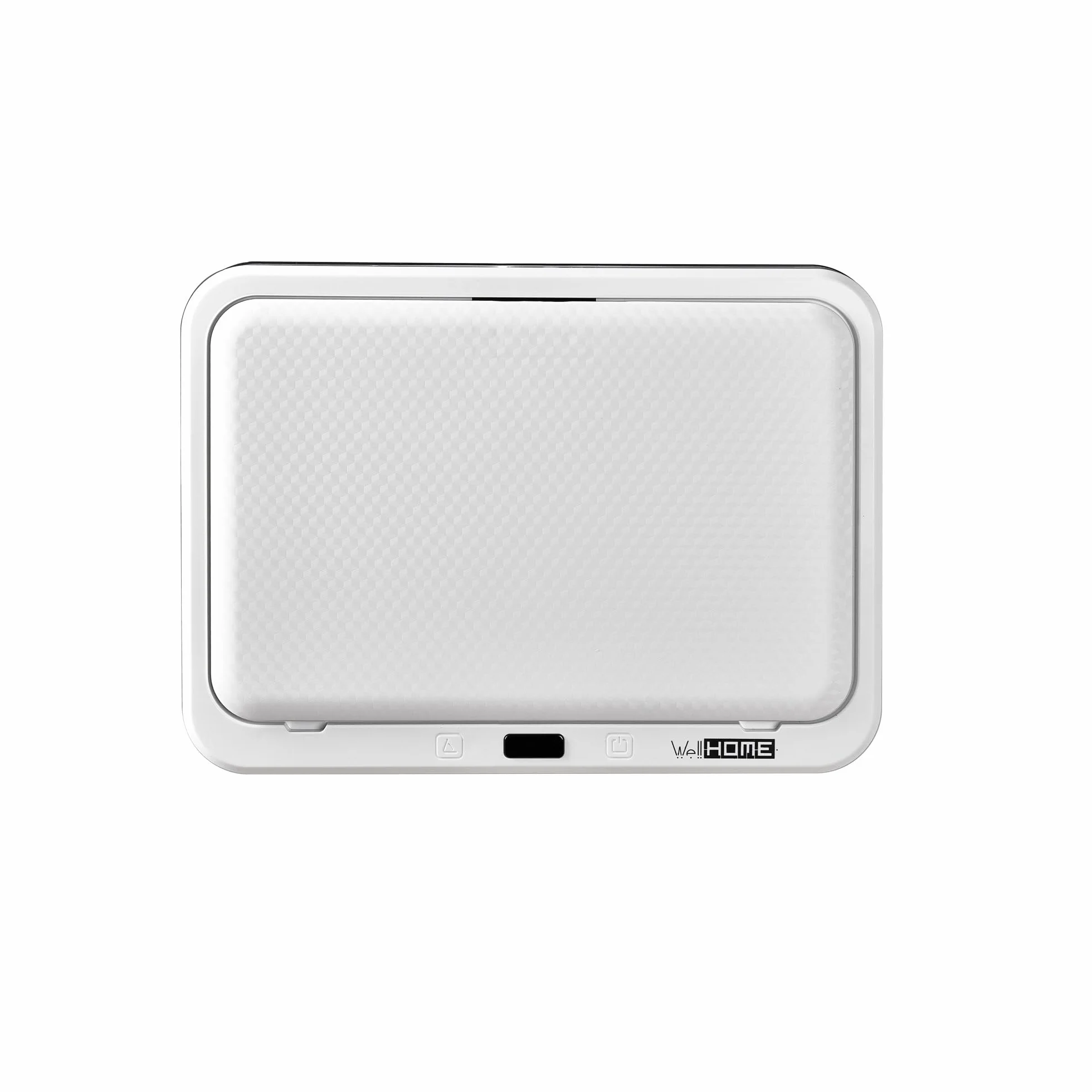 WELL HOME inteligentny kosz na śmieci bez nóżek z automatycznym otwieraniem lub kontaktem ręcznym, 60 l, wysokość: 79,5 (x 35,5 x 26), biały