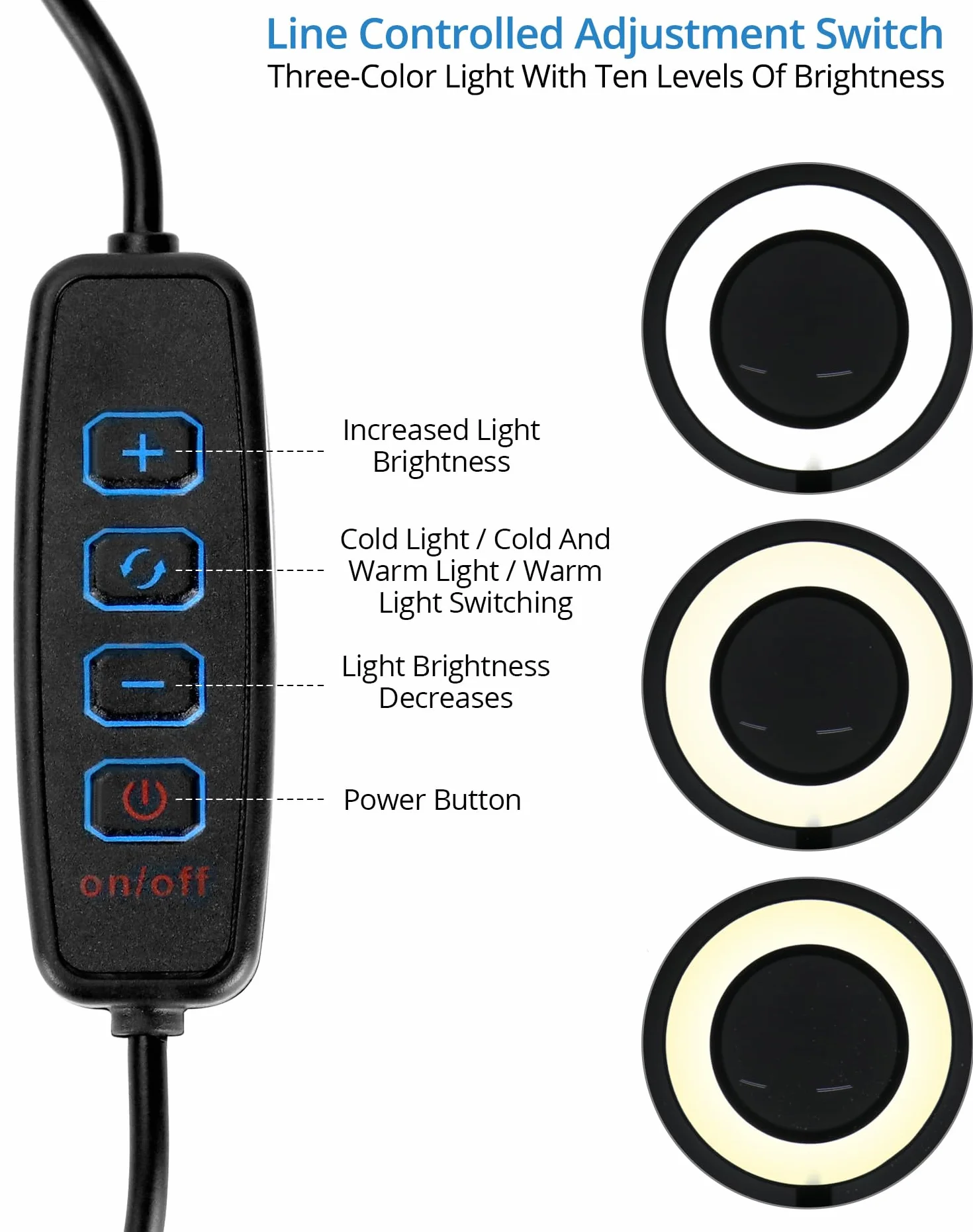 QWORK® Lutowanie z trzeciej ręki, z lampą powiększającą LED 6X, 4 ramionami pomocniczymi do lutowania, 4 kolumnami PCB