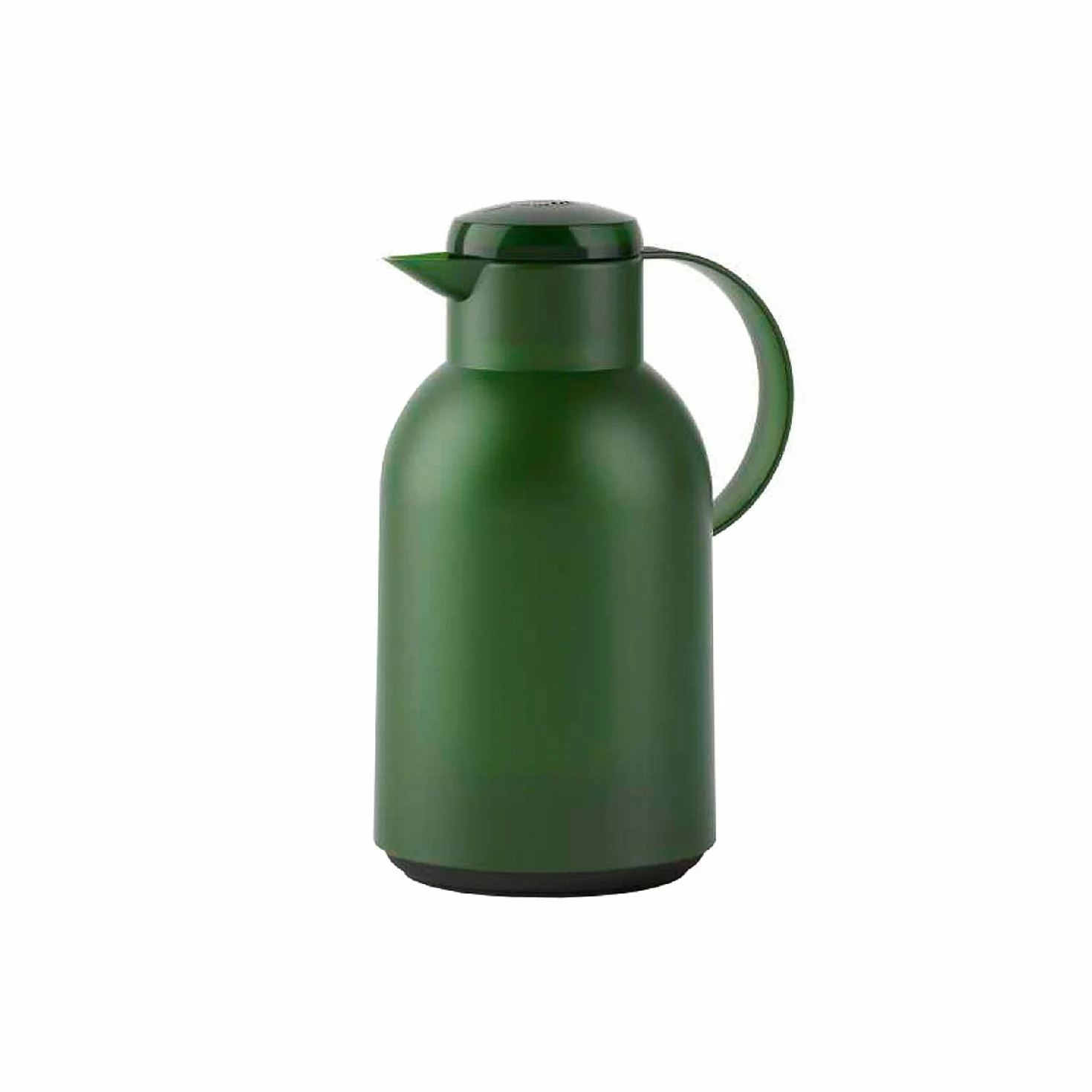 Emsa Samba termos 1,5 L Quick Press 12 h gorący 24 h zimny przezroczysty ciemnozielony