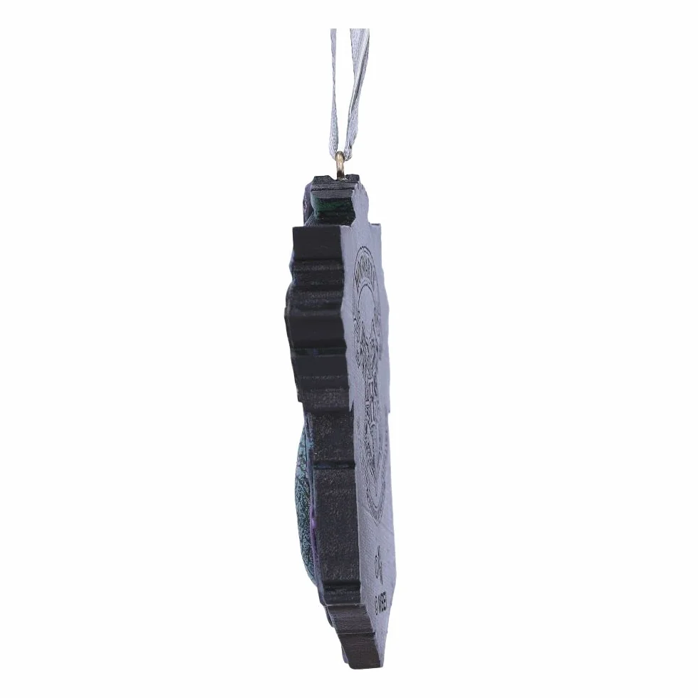 Nemesis Now Harry Potter Slytherin herb wisząca ozdoba, zielona, 8 cm