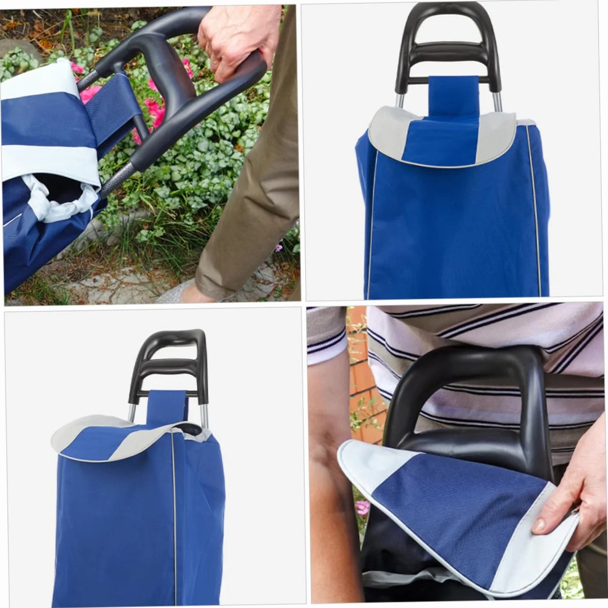NUOBESTY 2 Sztuki Uchwyt Wózka Sklepowego Owijka Na Uchwyt Wózka Sklepowego Łatwa Do Oświetlenia Ergonomiczna