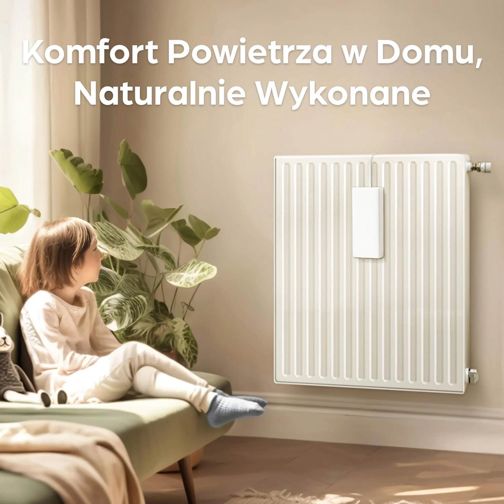 Ceramiczny Nawilżacz Powietrza - Zestaw 4 Sztuk - z Elastycznym Haczykiem do Zawieszania- Kontrola Wilgotności - Oszczędność energii - Wydajne Dostarczanie Wilgoci