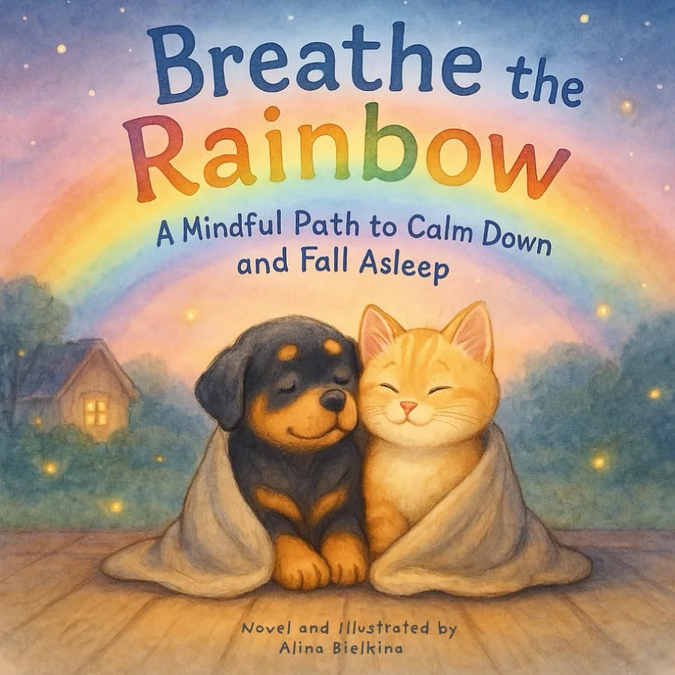 Breathe the Rainbow: A Mindful Path to Calm Down and Fall Asleep: A Calming Bedtime Meditation and Relaxation Story for Kids Ages 1-7