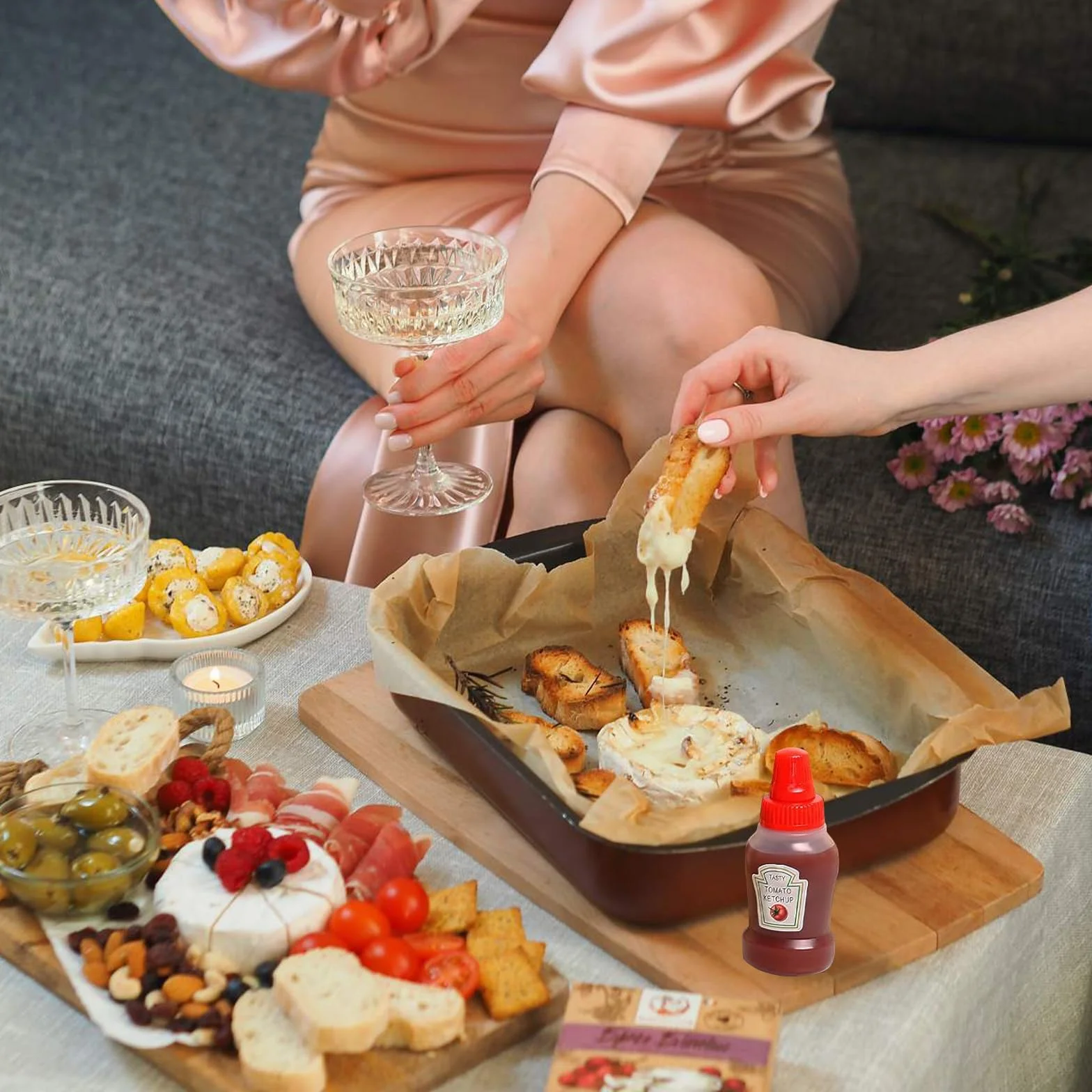 Mini butelka miękka 25 ml plastikowy słoik na sos sojowy ketchup sałatkowy 8 sztuk