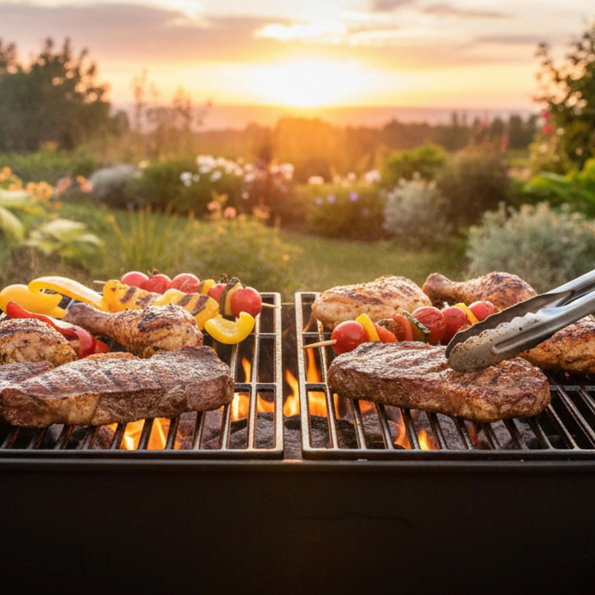 BBQ-Toro Ruszt żeliwny (2 sztuki) | emaliowany | 27,5 x 41,5 cm każdy | Ruszt żeliwny do grilla gazowego | Pasuje do modeli Tepro Toronto, Aktiva Angular, El Fuego Montreal