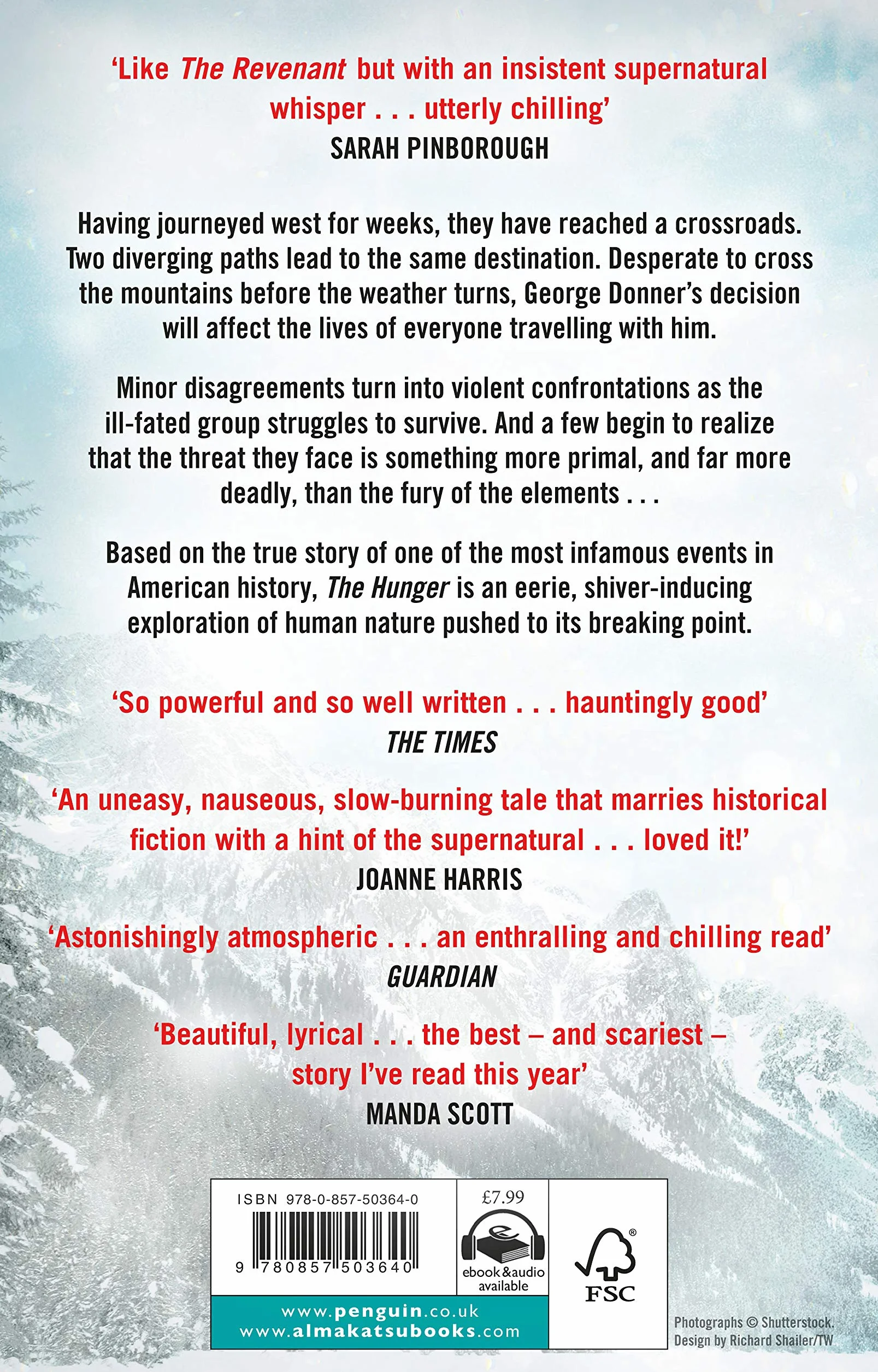 The Hunger: "Deeply disturbing, hard to put down" - Stephen King
