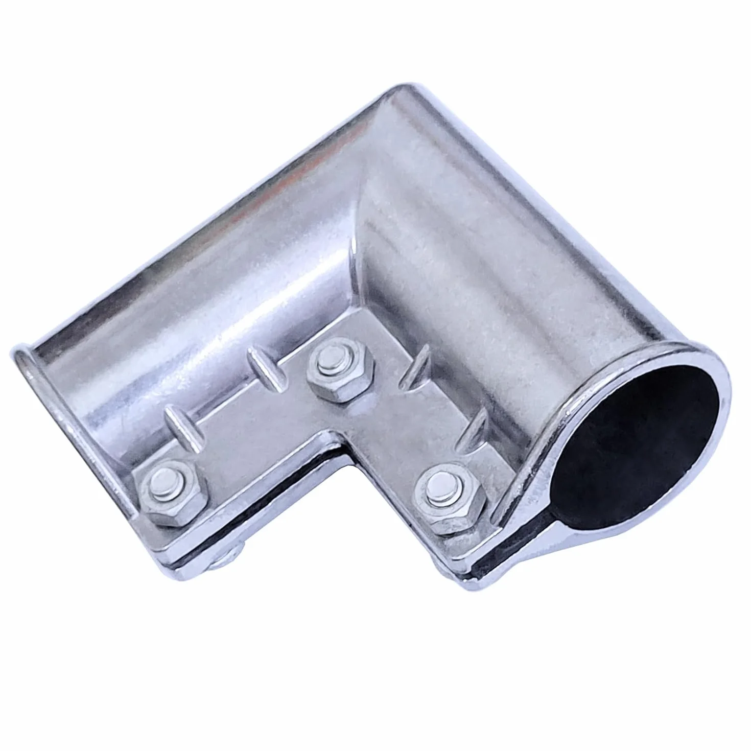 8 x aluminiowy narożnik ogrodzeniowy z ogniwami łańcucha 1 3/20.3 cm x 1 3/20.3 cm do łokcia bramy narożnej ALU