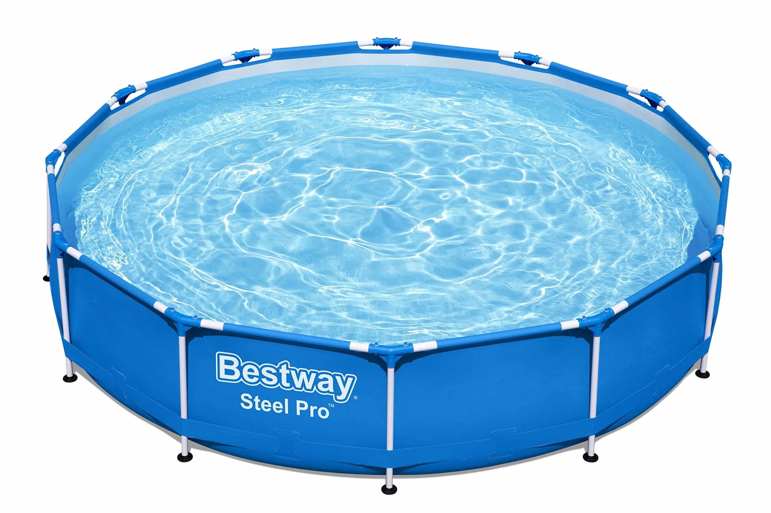 Bestway Steel Pro Frame zestaw basenowy z pompą filtrującą Ø 366 x 76 cm, niebieski, okrągły