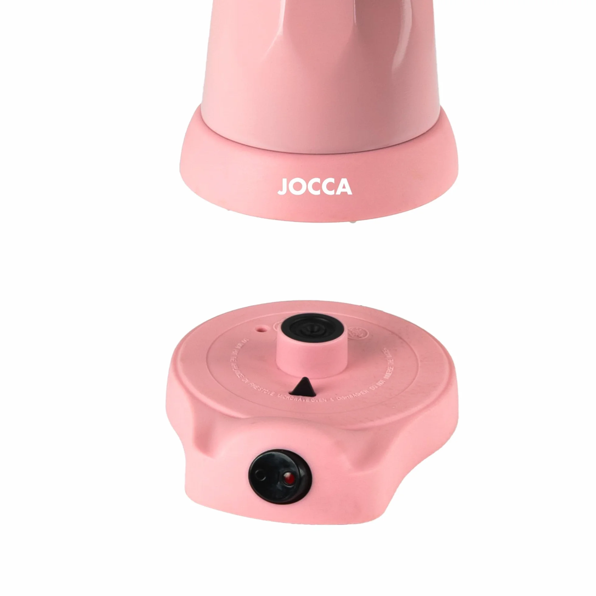 Jocca Włoski dzbanek do kawy różowy 6 filiżanek 480 W podstawa obrotowa 360°
