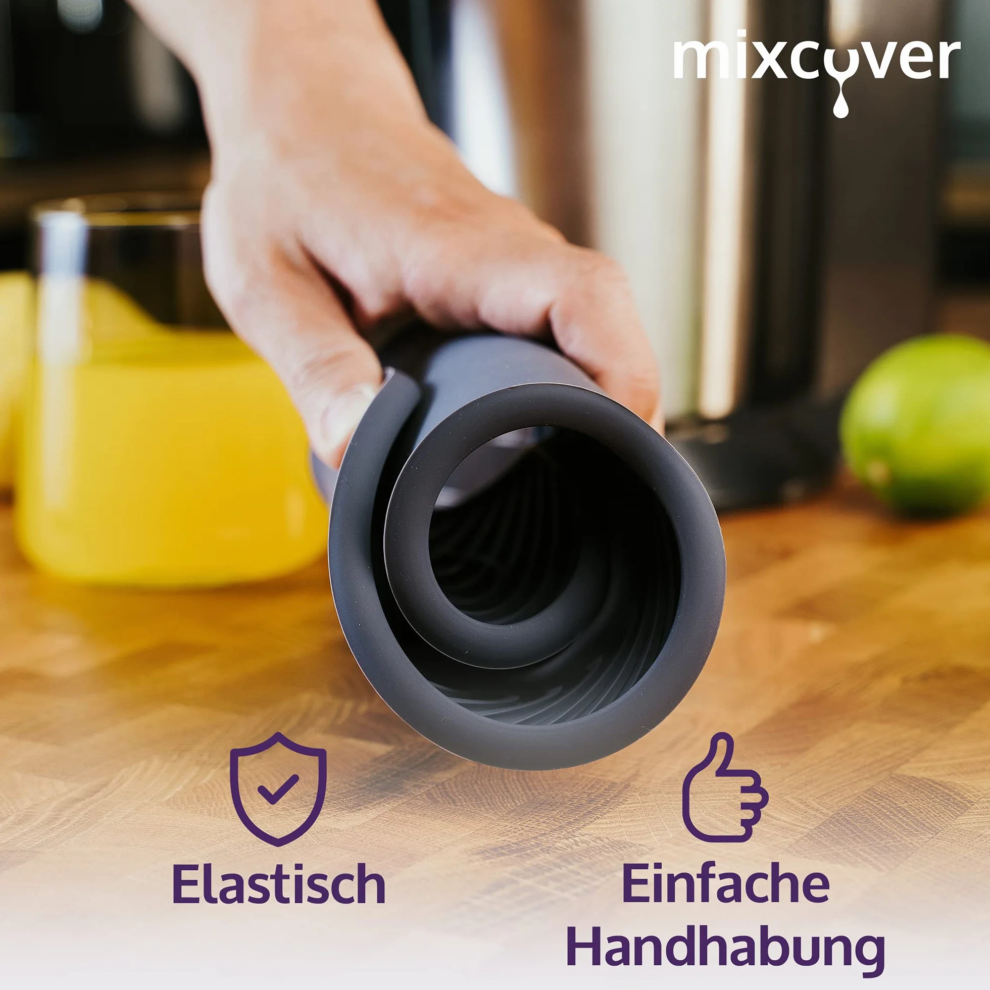 Mixcover szara silikonowana podkładka dla Sodastream Crystal, kompatybilna z sodastream crystal 2.0, sodastream crystal 3.0, ochrona przeciwodkawanie, podkładka, akcesoria do saturatora Soda Stream