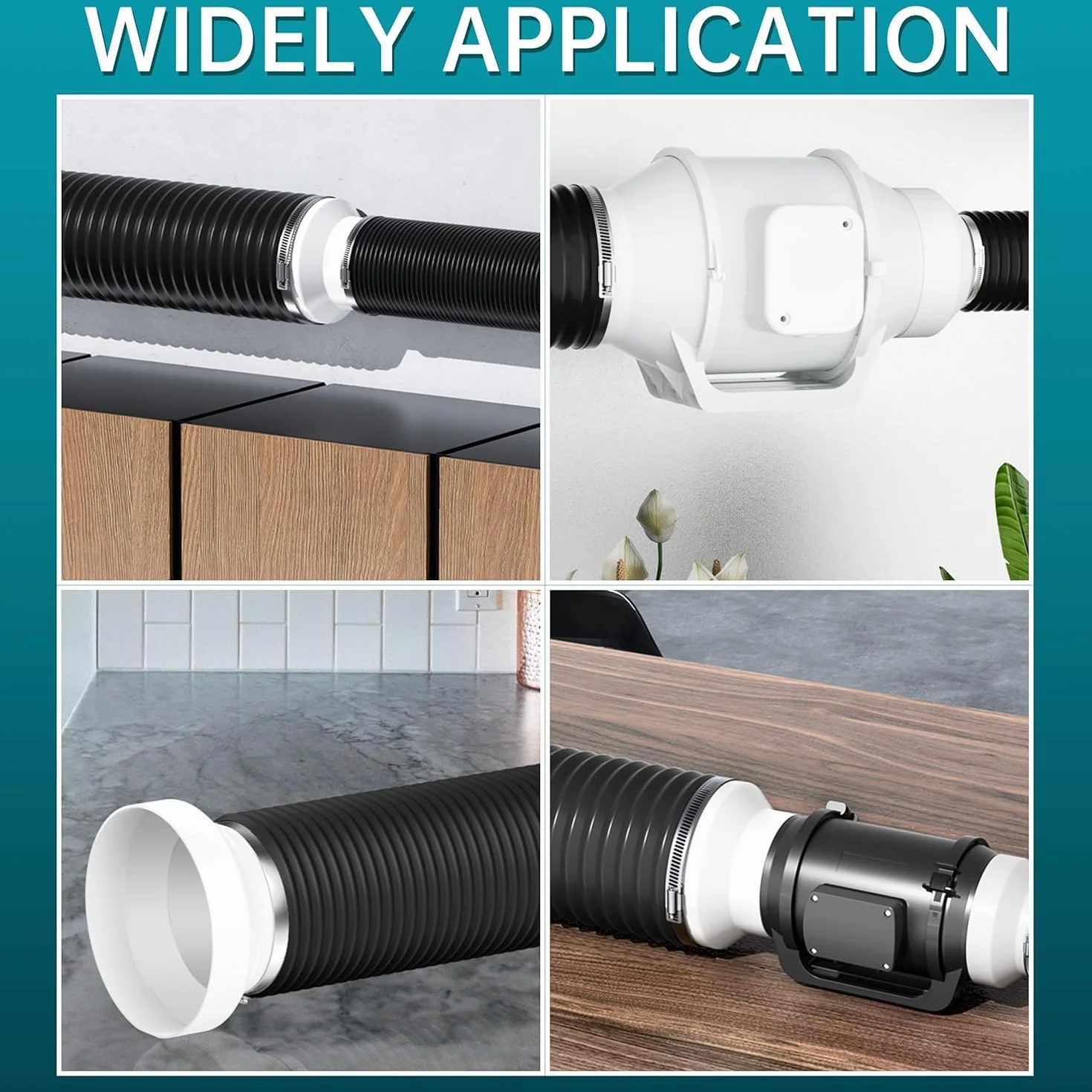 HG Power Złączka redukcyjna ABS 110-100 mm adapter do wentylatora rurowego