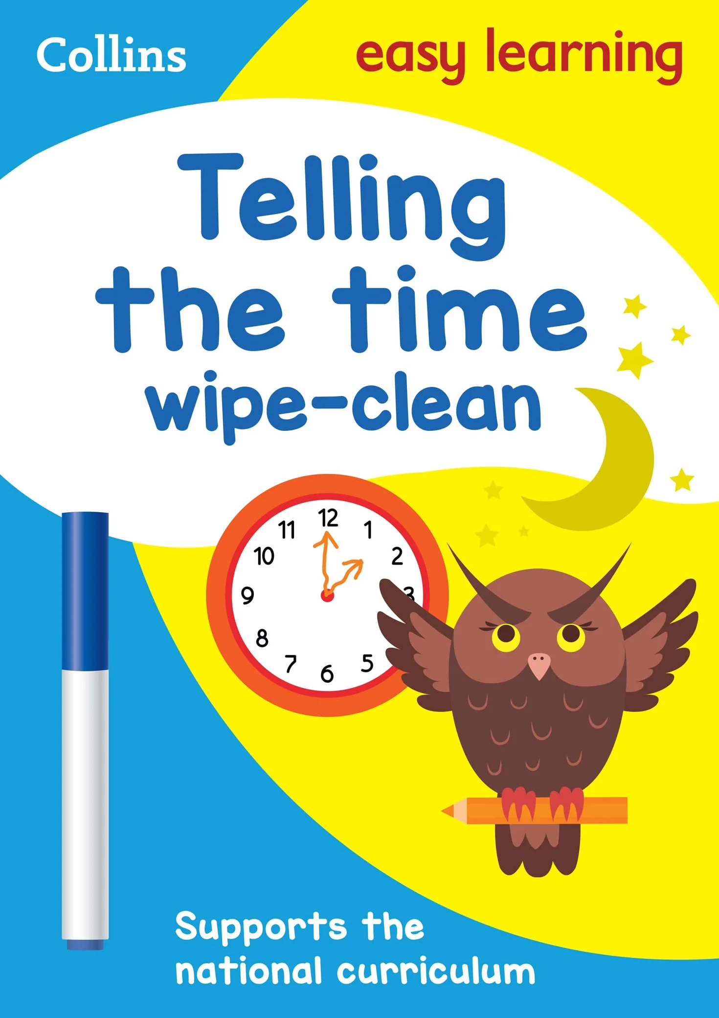 Telling the Time Wipe Clean Activity Book: Ideal for home learning