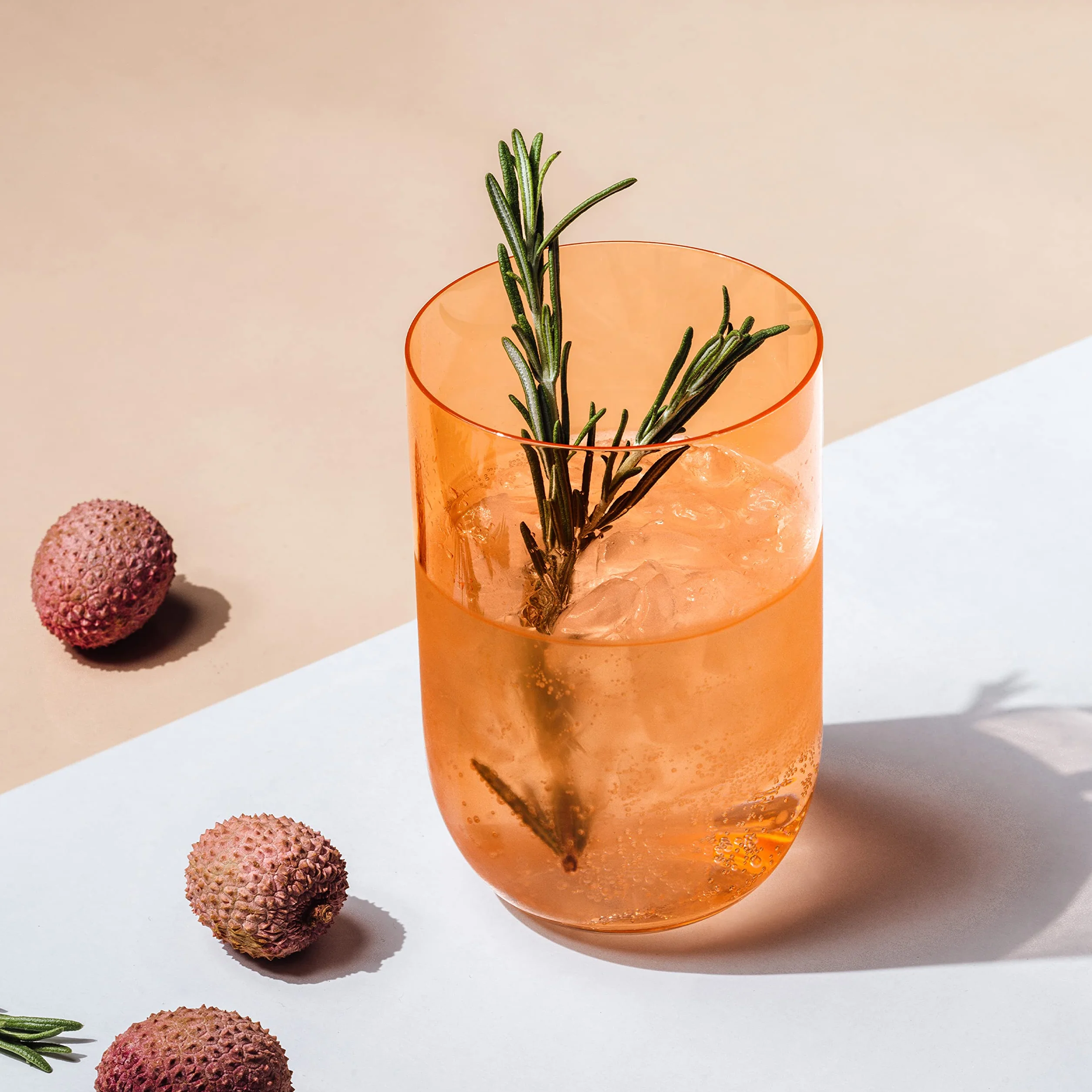 Villeroy & Boch – Like Apricot szklanka do long drinków zestaw 2-cz., szkło w kolorze pomarańczowym, pojemność 385 ml