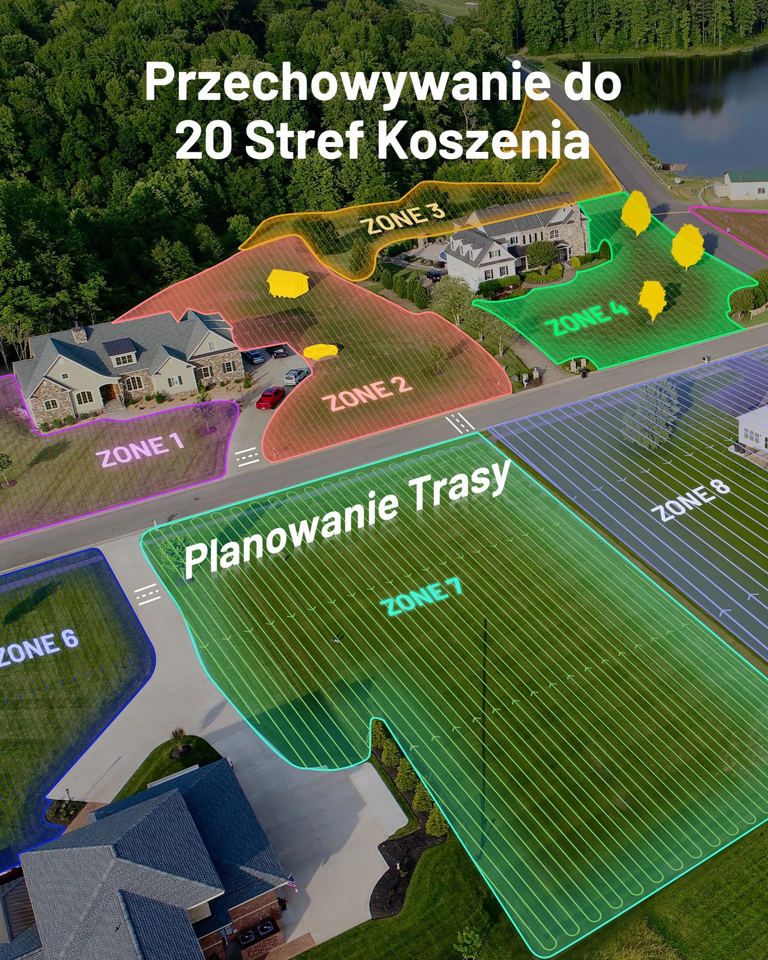 MAMMOTION LUBA 2 AWD 3000X Bezprzewodowa Kosiarka Automatyczna Zalecane 3000 m², maks.3600 m², Automatyczne Mapowanie UltraSense AI Vision i Pozycjonowanie iNavi