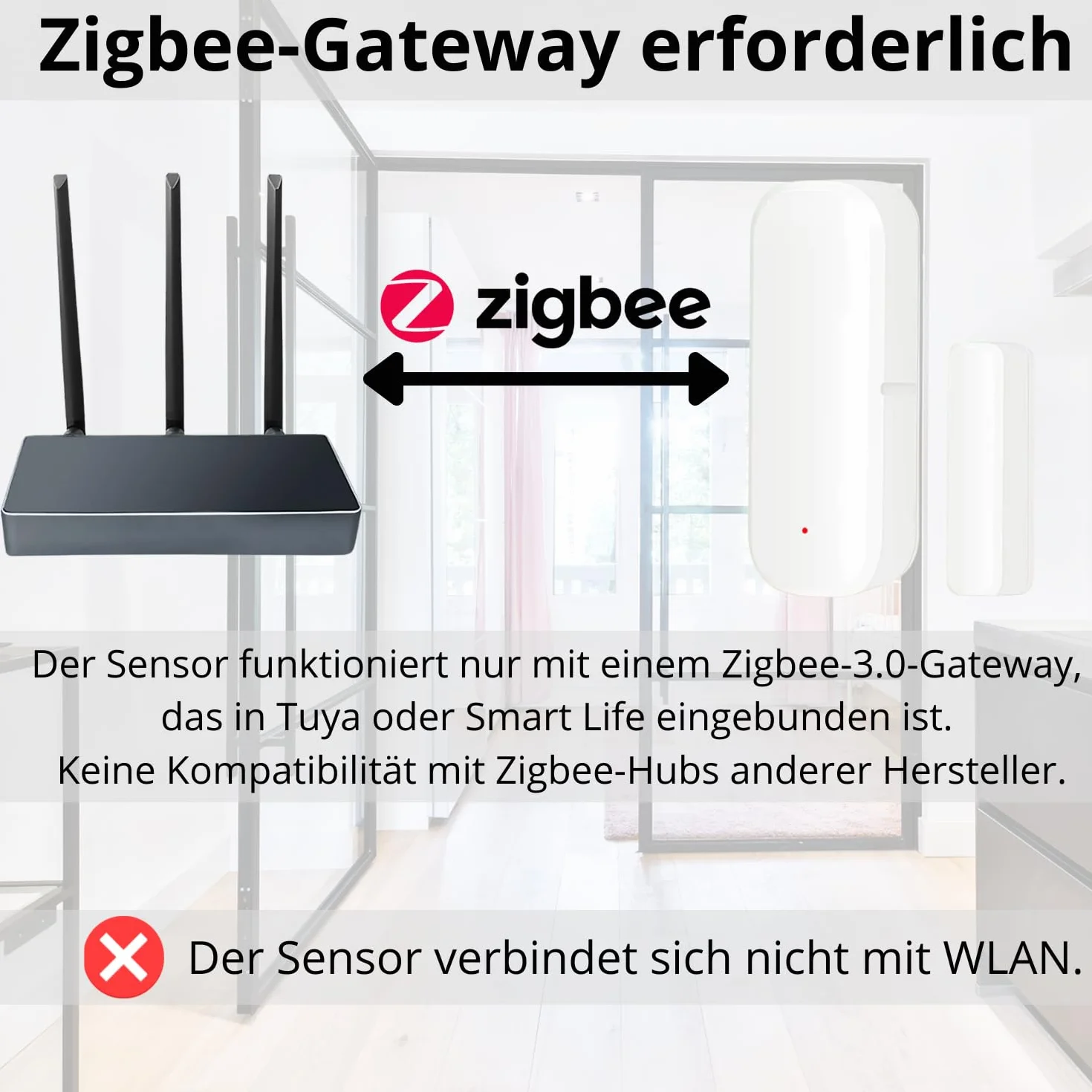 Sone Smart One Czujnik otwarcia ZIGBEE TUYA na baterie AAAx2