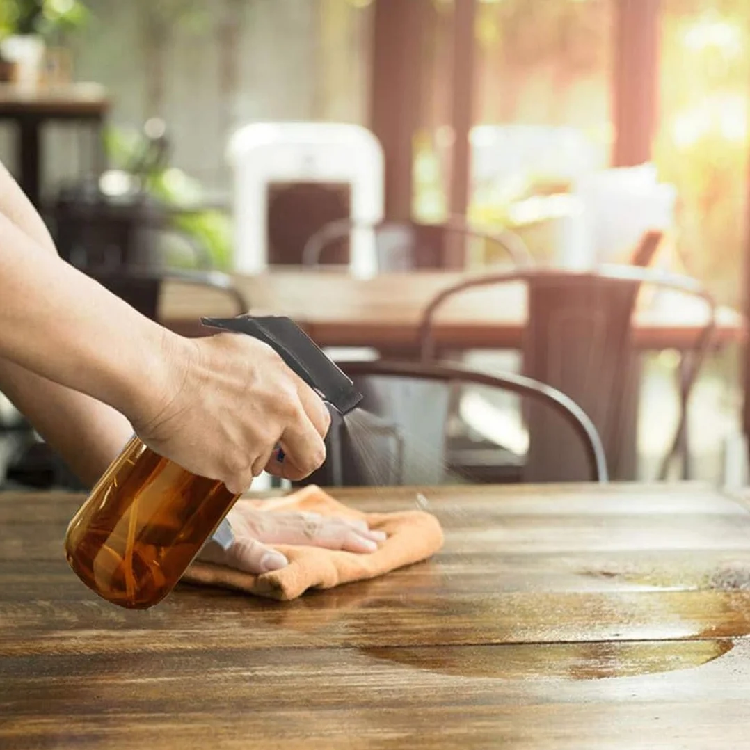 Butelka z rozpylaczem 500 ml – puste butelki z rozpylaczem z tworzywa sztucznego, butelka z rozpylaczem, idealna do roślin, czyszczenia, fryzjerów, nadaje się do kontaktu z żywnością i do
