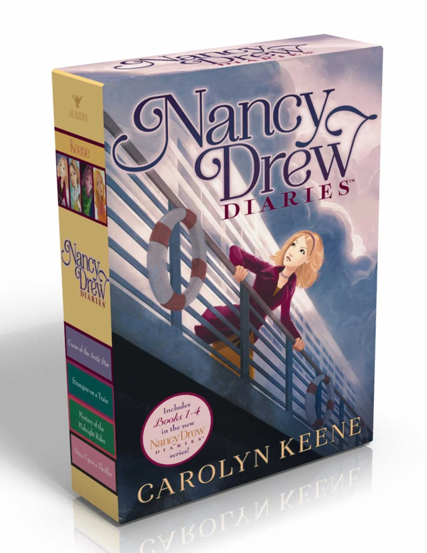 Nancy Drew Diaries (Boxed Set): Curse of the Arctic Star; Strangers on a Train; Mystery of the Midnight Rider; Once Upon a Thriller