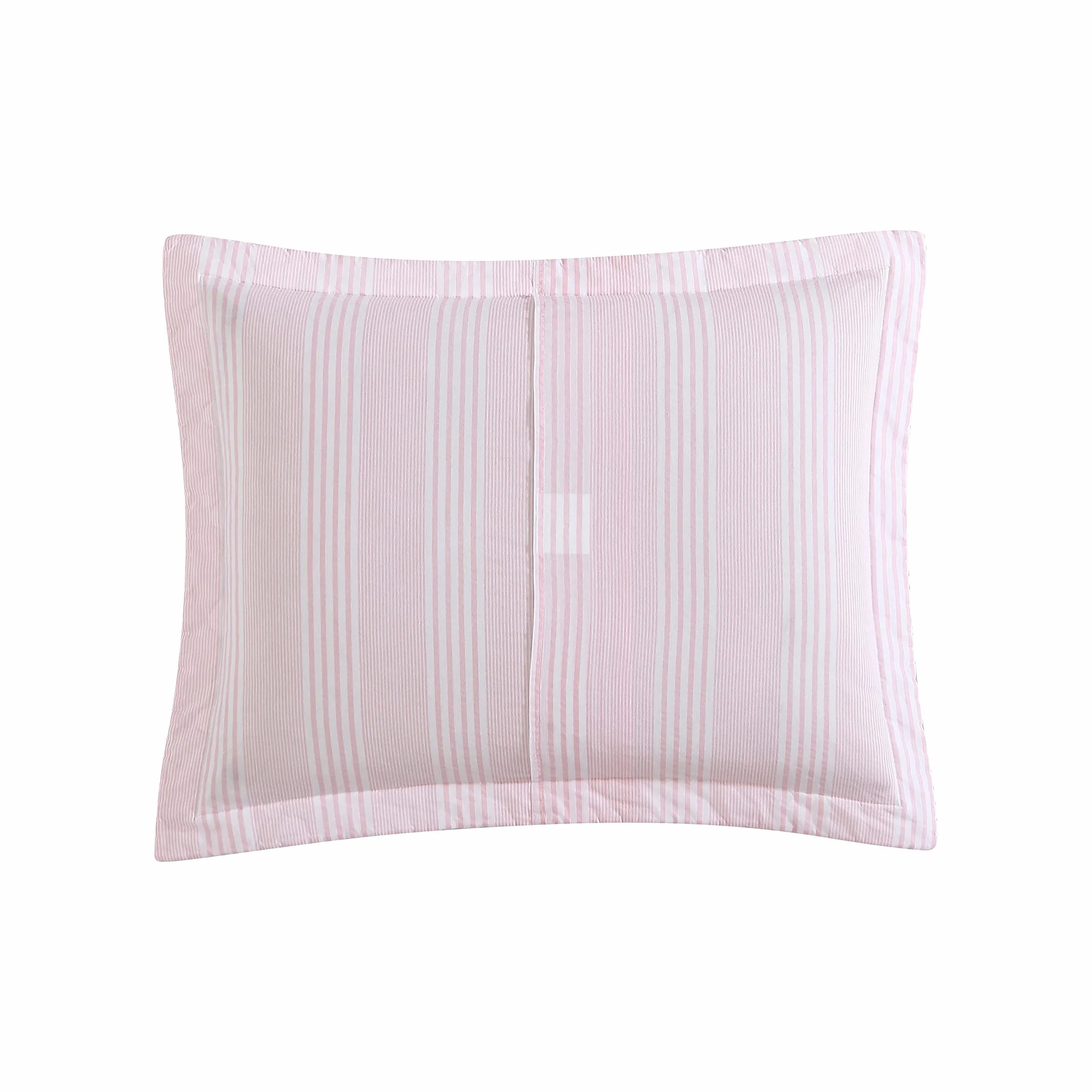 Laura Ashley Dwustronna pościel bawełniana z pasującymi poszewkami, lekka dekoracja domu na wszystkie pory roku, Bedford Pink, King