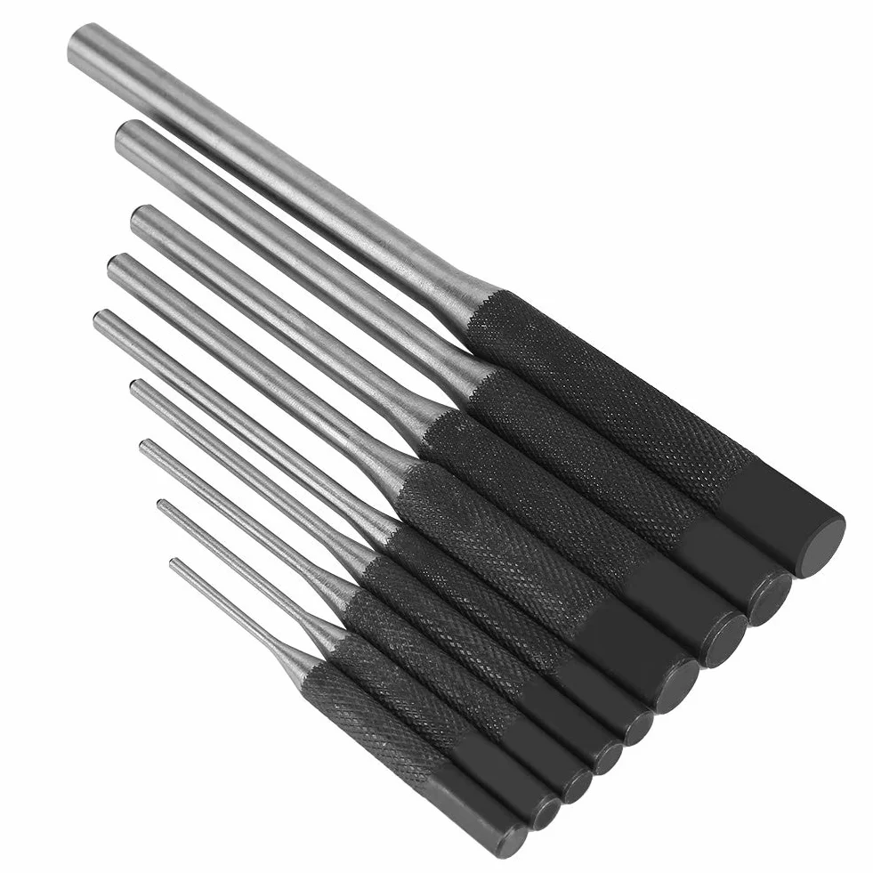 T. Hinsley Style Roll Pin Remover 3.5 Mm, Zestaw Punch, Stemple Do Metalu, 9 Szt. Trwała Stalowa Rolka