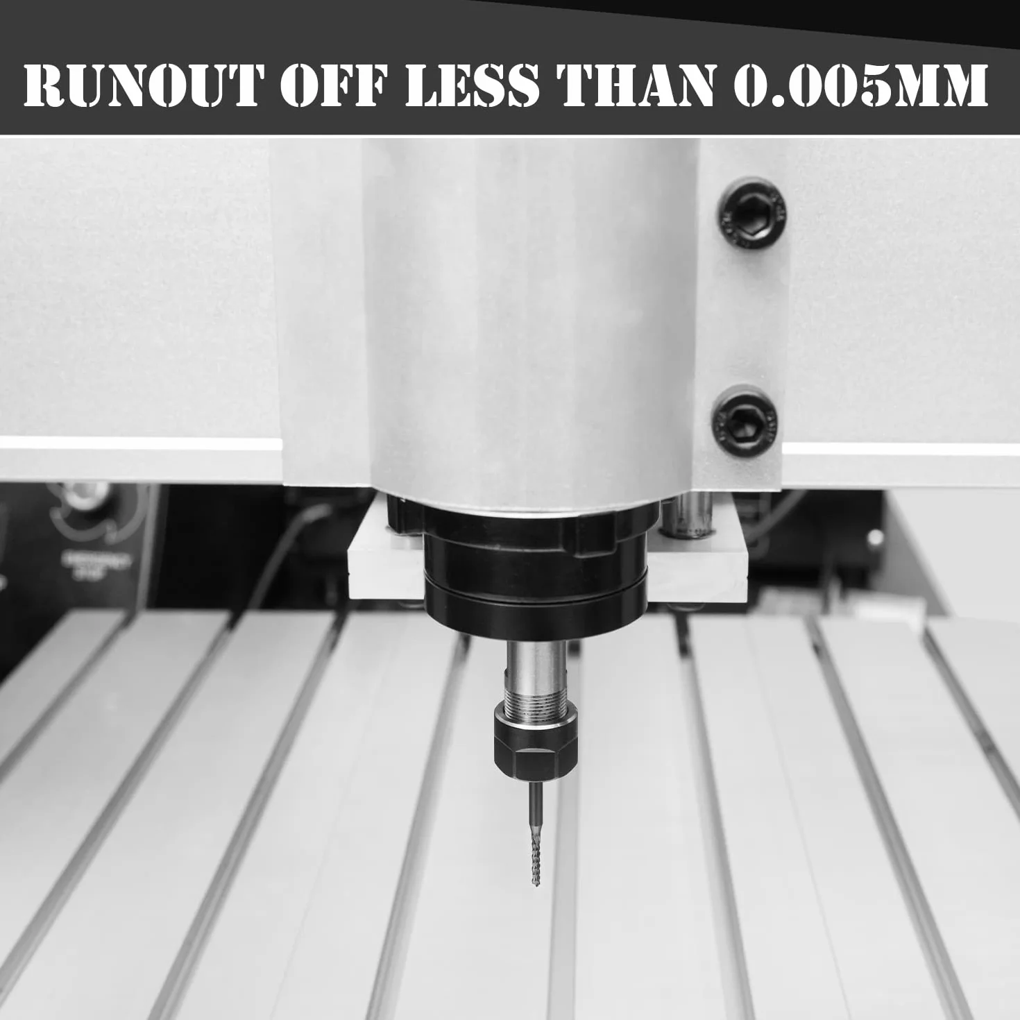 Silnik wrzecionowy CNC 220V 1.5KW 1500W chłodzony powietrzem 65mm 4 łożyska 24000RPM 400HZ do frezarki CNC