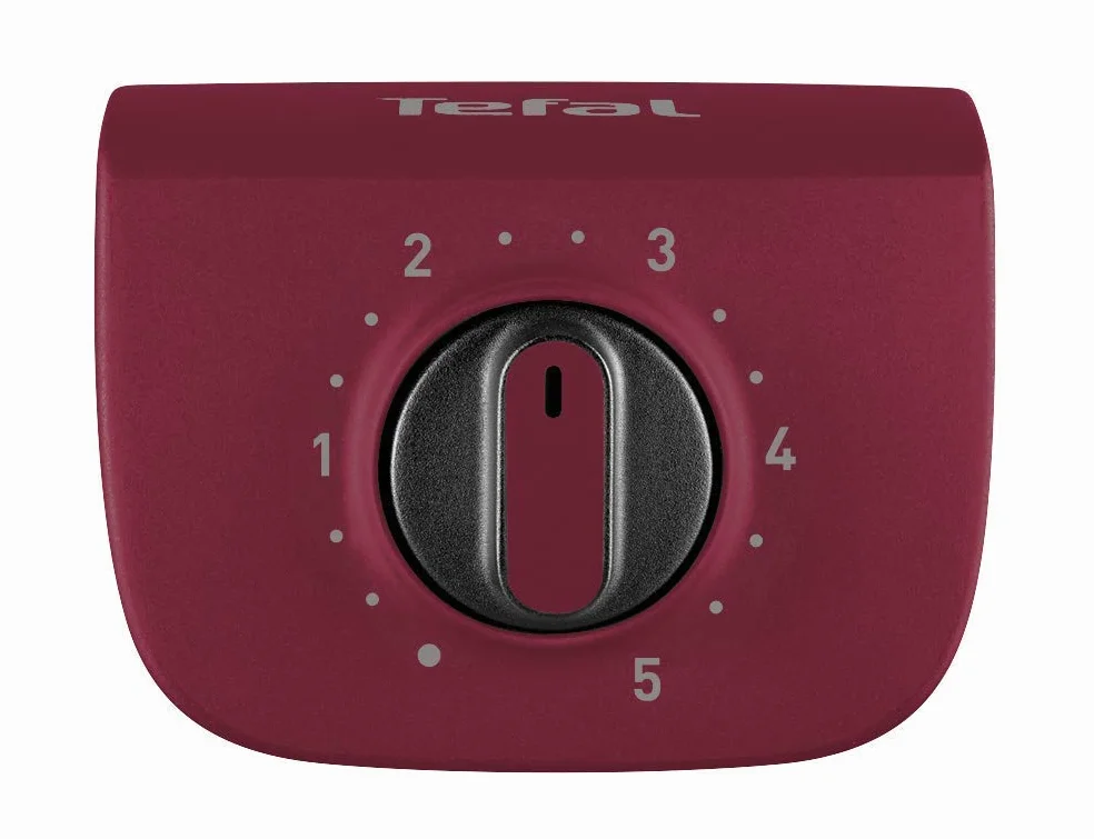 Tefal BG90F5 Easygrill Adjust elektryczny grill stojący (2300 W, powierzchnia grillowania 720 cm²), czarny/burgundowy