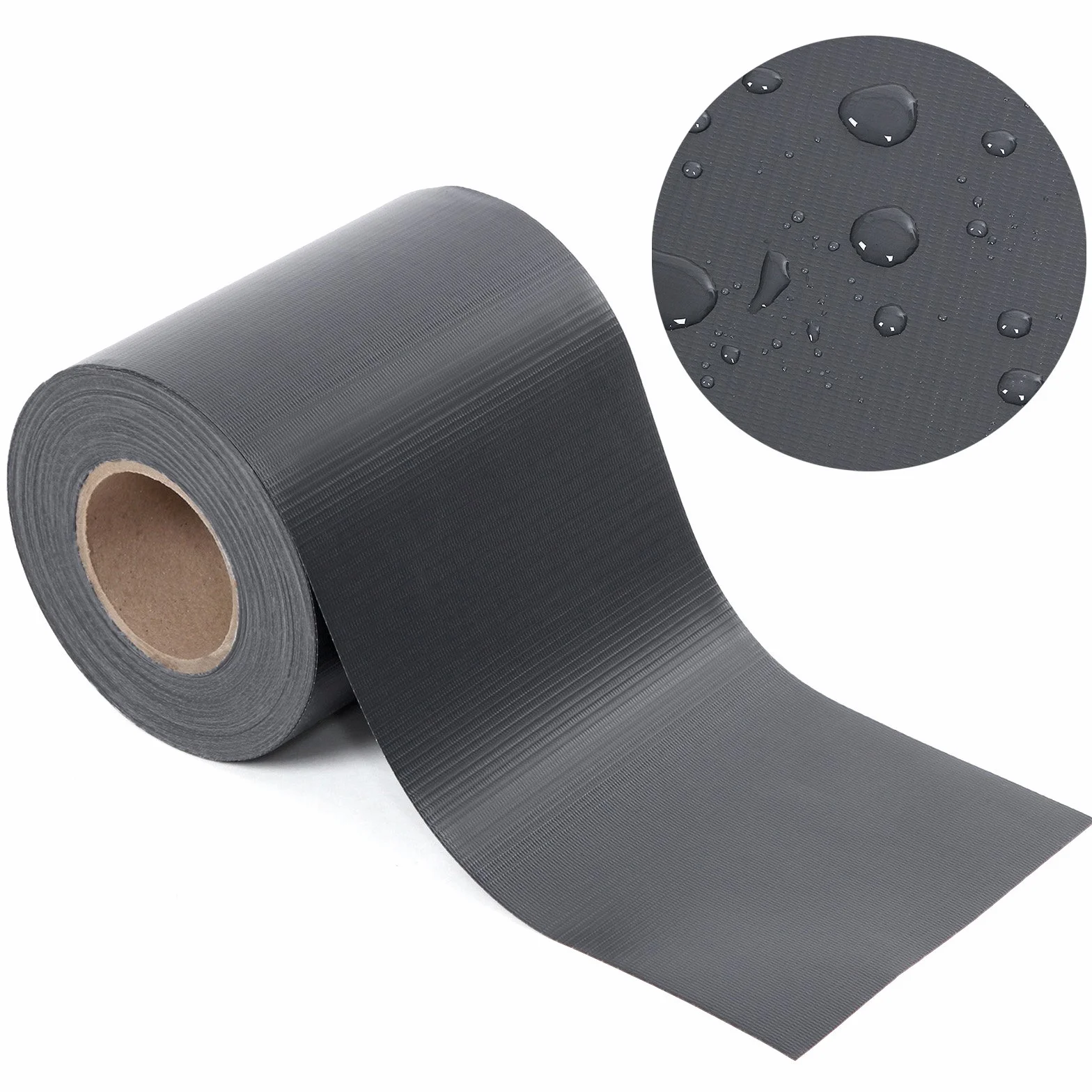 Songmics GPJ100GY Folia Ogrodzeniowa Z PCW, Antracytowa, 40 m x 19 cm