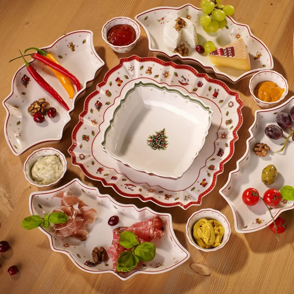 Villeroy & Boch Toy'S Delight Talerz do Serwowania, Biały, 26 x 26 cm