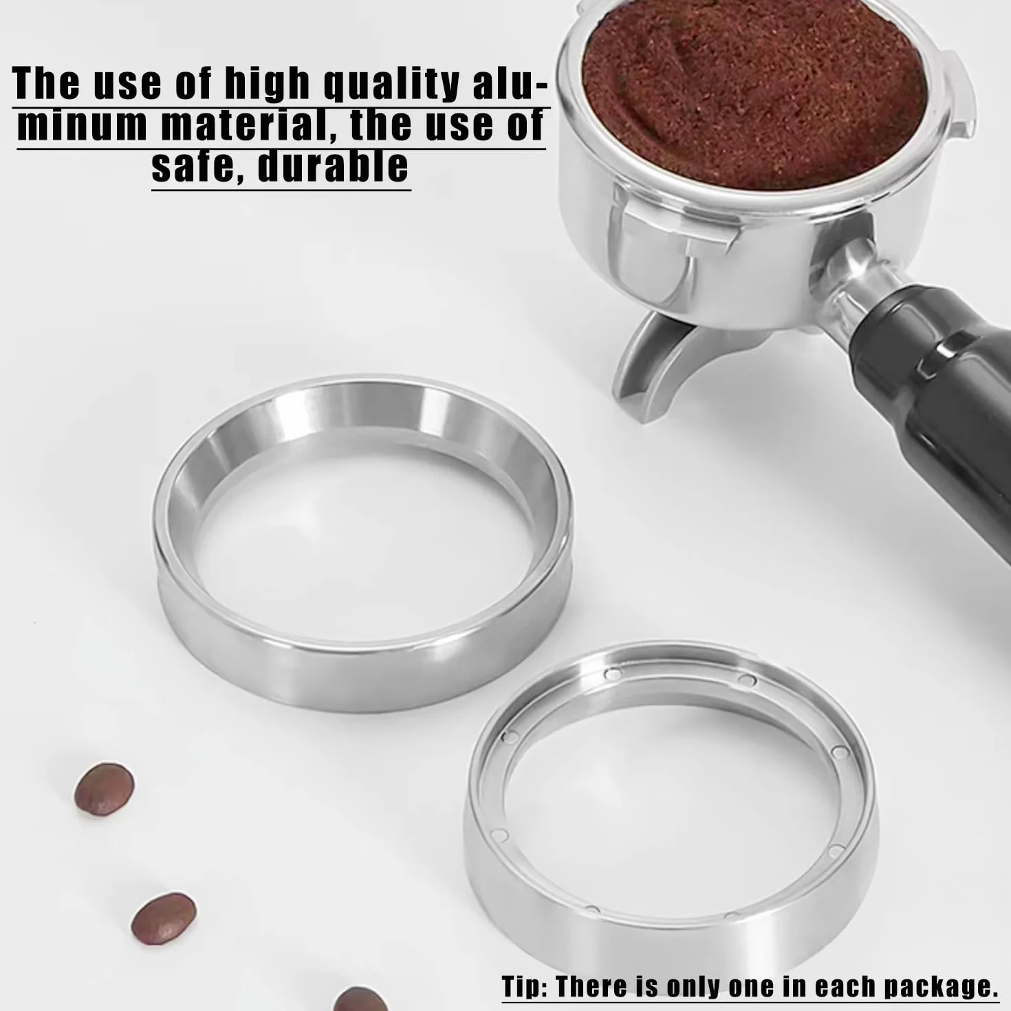 Magnetyczny lejek dozujący 54 mm do kawy Breville Sage srebrny