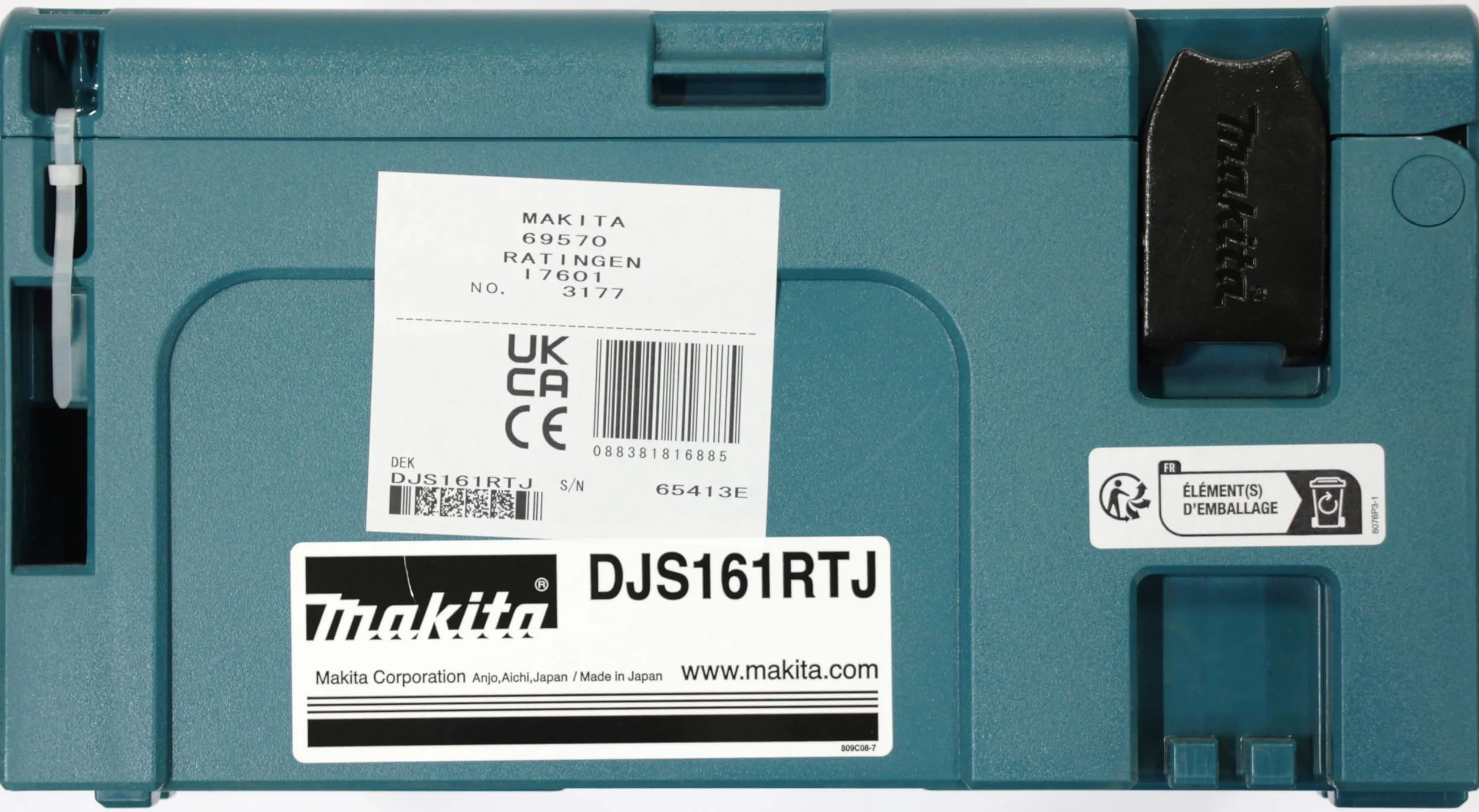 Makita Akumulatorowe nożyce do blachy 1,6 mm 18 V / 5,0 Ah, 2 akumulatory i ładowarka w MAKPAC, DJS161RTJ