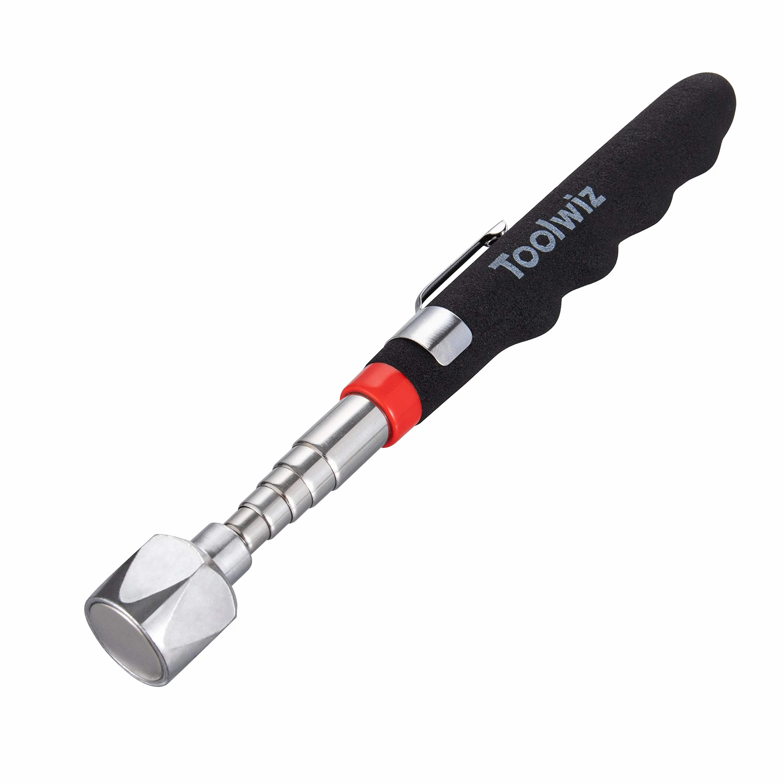 Toolwiz Magnetyczne Narzędzie Podnoszące 7.2kg, wysuwany od 18 do 76 cm, teleskopowe narzędzie do odbioru magnetycznego, Idealna do Pobierania Metalowych Przedmiotów z Trudno Dostępnych Miejsc