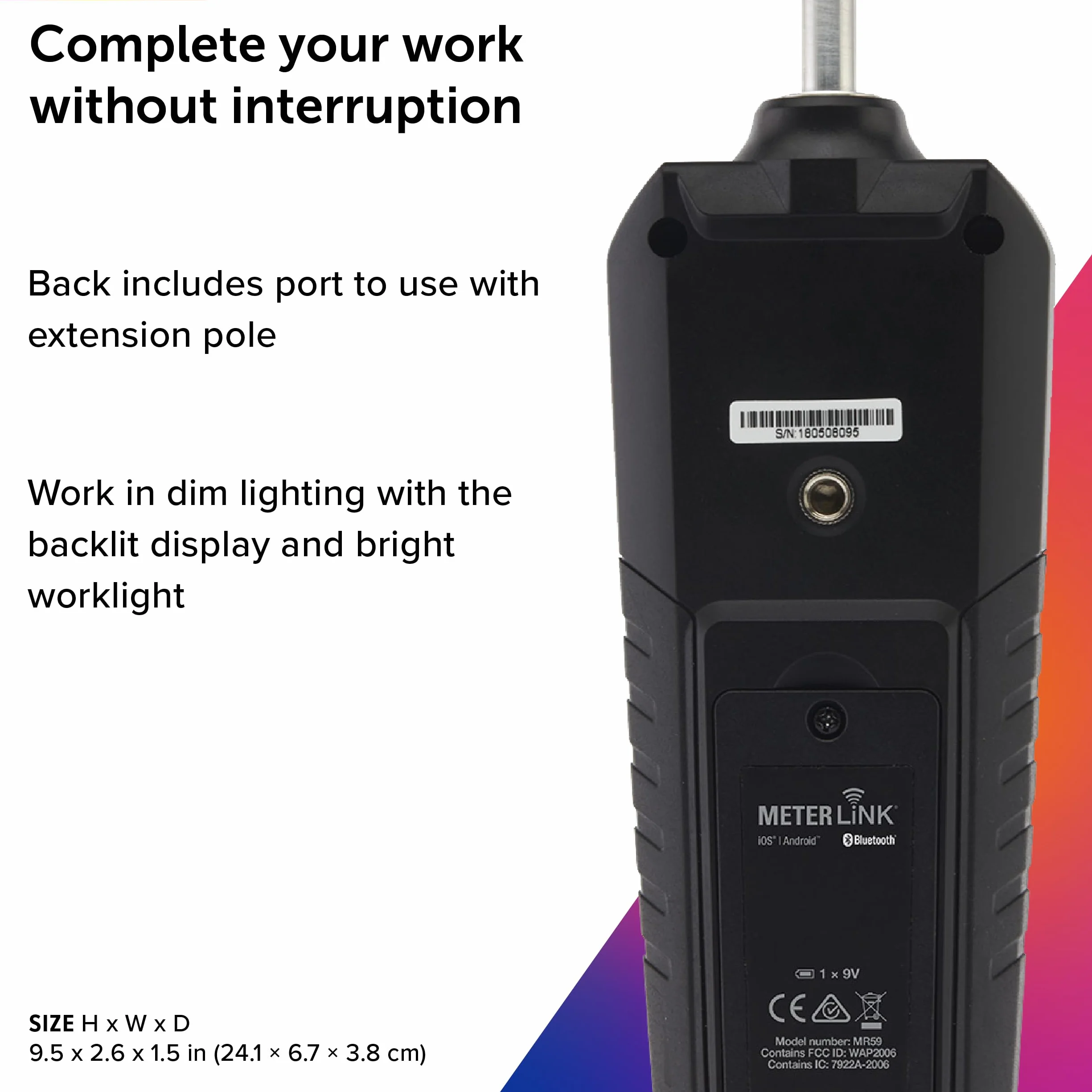 FLIR MR59 Miernik WilgotnośCi Z Sondą Kulową I Bluetooth