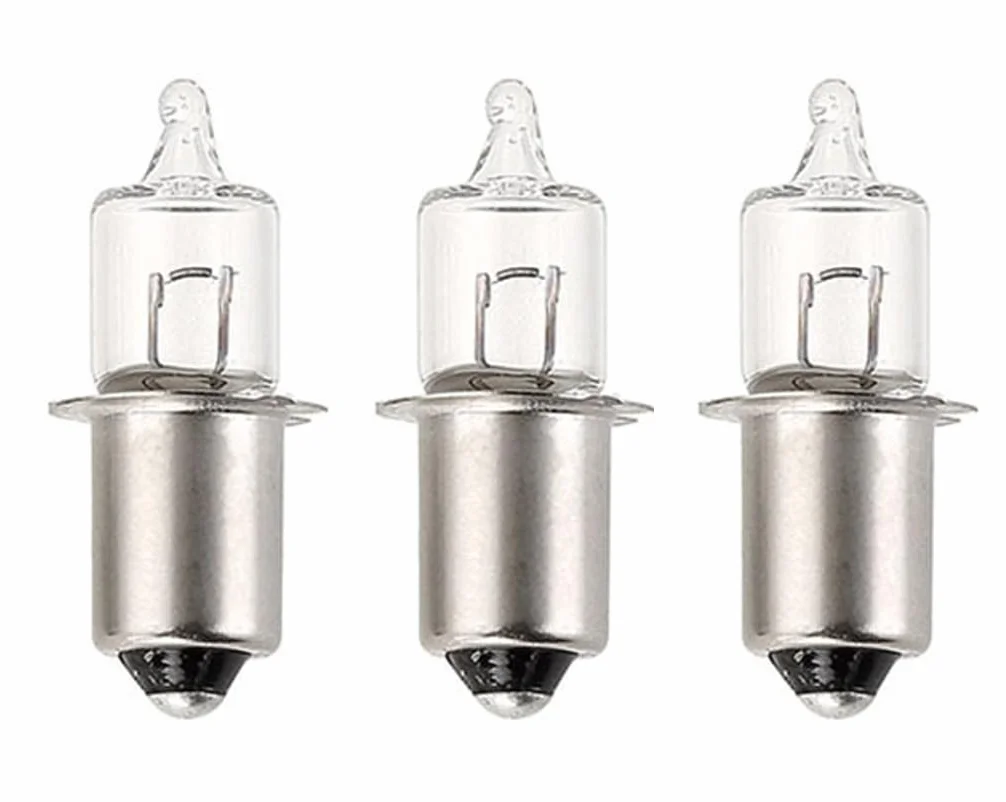 ShuoHui Żarówka rowerowa halogenowa P13,5S 6 V, 2,4 W, żarówka zapasowa, przednie światło, 2500 K, ciepła biel, gniazdo PX13,5s, miniaturowa żarówka Hs3, do roweru, latarki (2)
