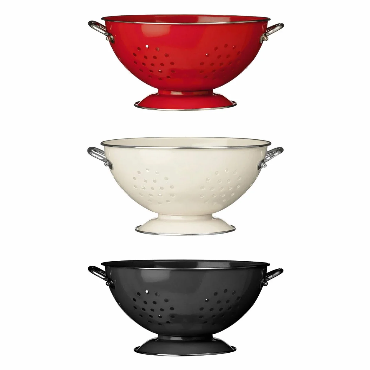 Premier Housewares Pojemnik na sztućce 5 półek Black Metal Twist