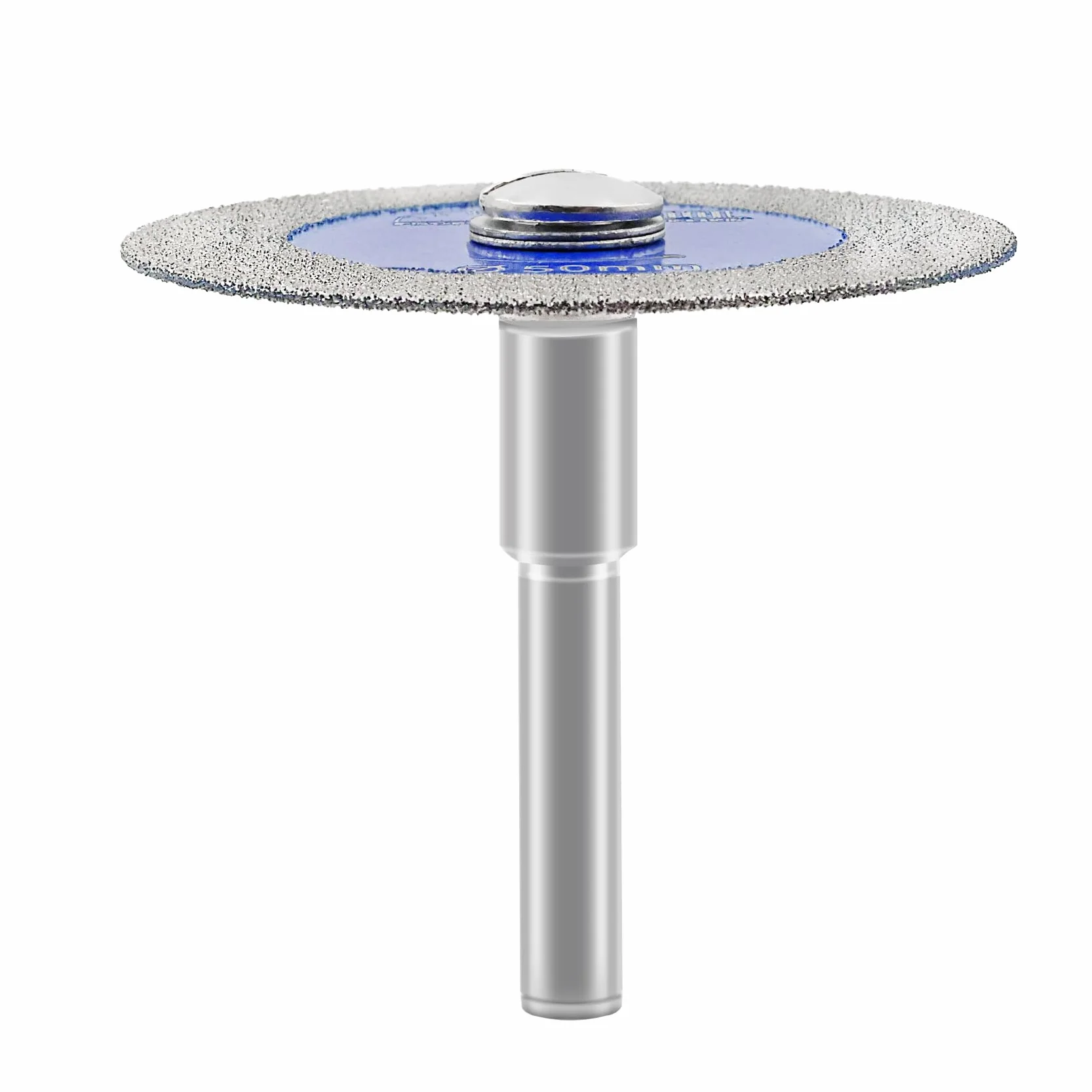 SHDIATOOL Diamentowa tarcza do cięcia szkła, 2 szt., 40 mm, mini diamentowe brzeszczoty do piły z 1 trzpieniem 6 mm, do płytek, ceramiki, porcelany, marmuru, granitu, sztucznego kamienia, na wiertarce