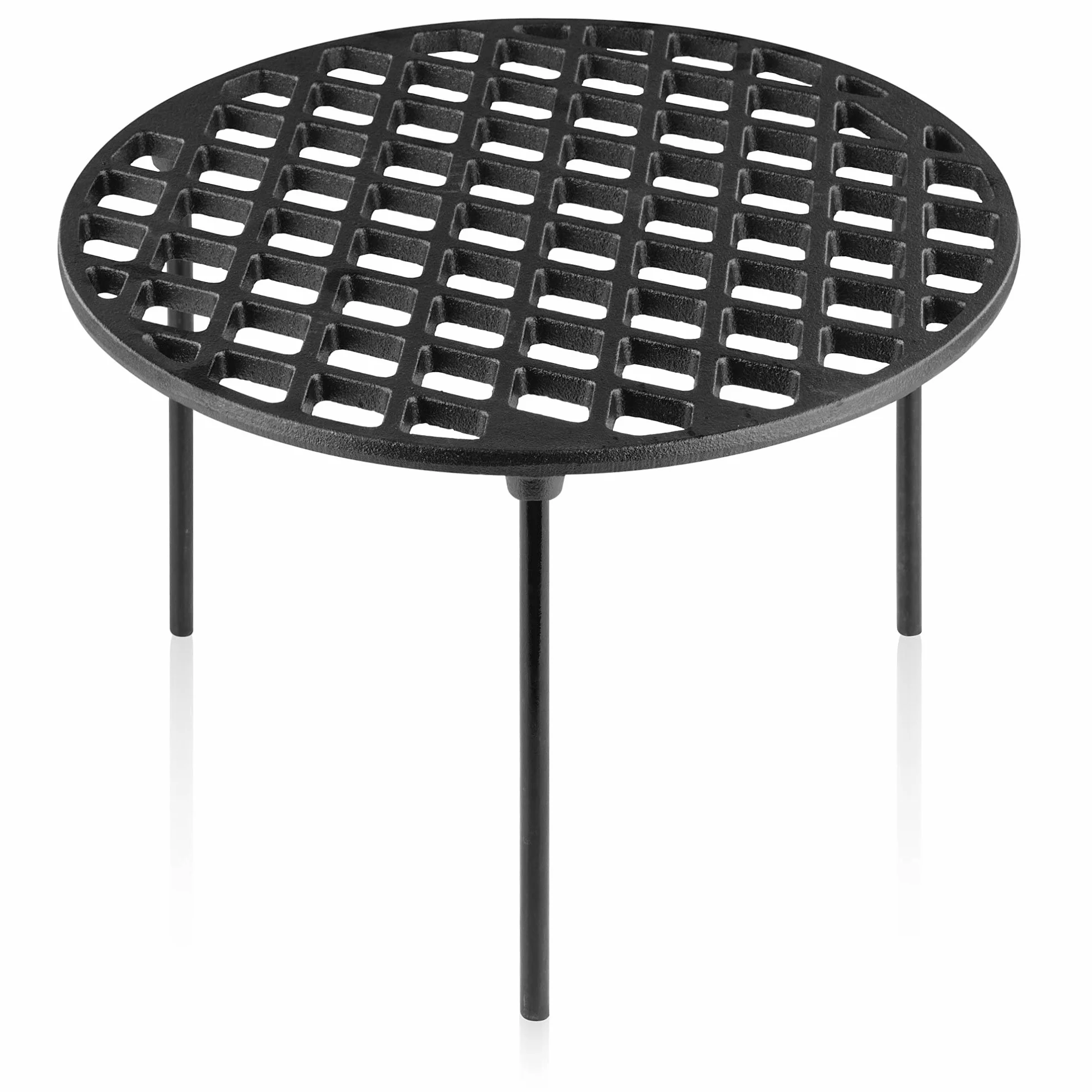 BBQ-Toro Żeliwny ruszt do grillowania, Ø 30 cm, z 3 nogami, okrągły, podstawka pod garnek Dutch Oven