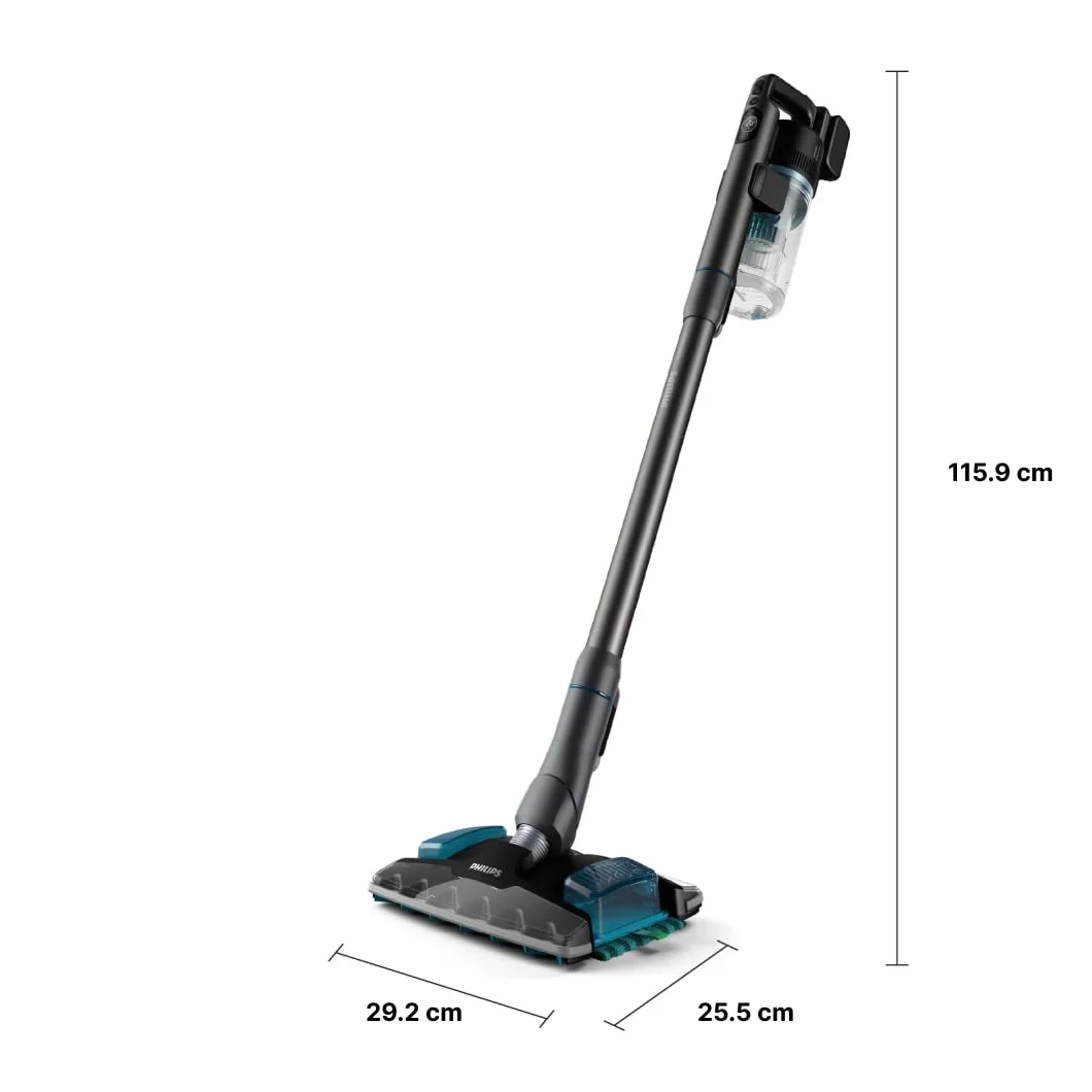 Philips Bezprzewodowy Odkurzacz Serii 8000 Pet, 80 Min Czas Pracy, Wysoka Moc Ssania, Rozpoznawanie Podłóg, Wyświetlacz Inteligentny, Nasadki z LED