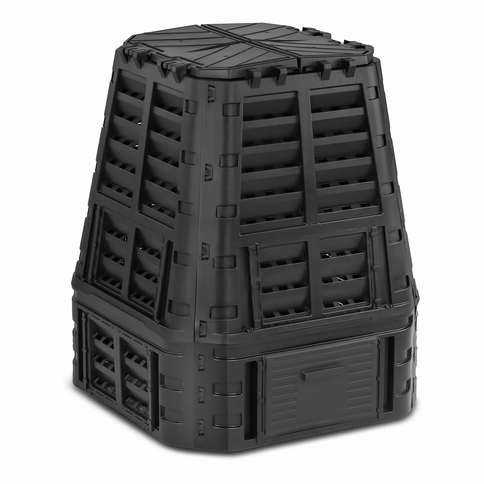 HT-COMP-740 kompostownik ogrodowy, 740 l, system nawadniania, wentylacja, szybki kompostownik