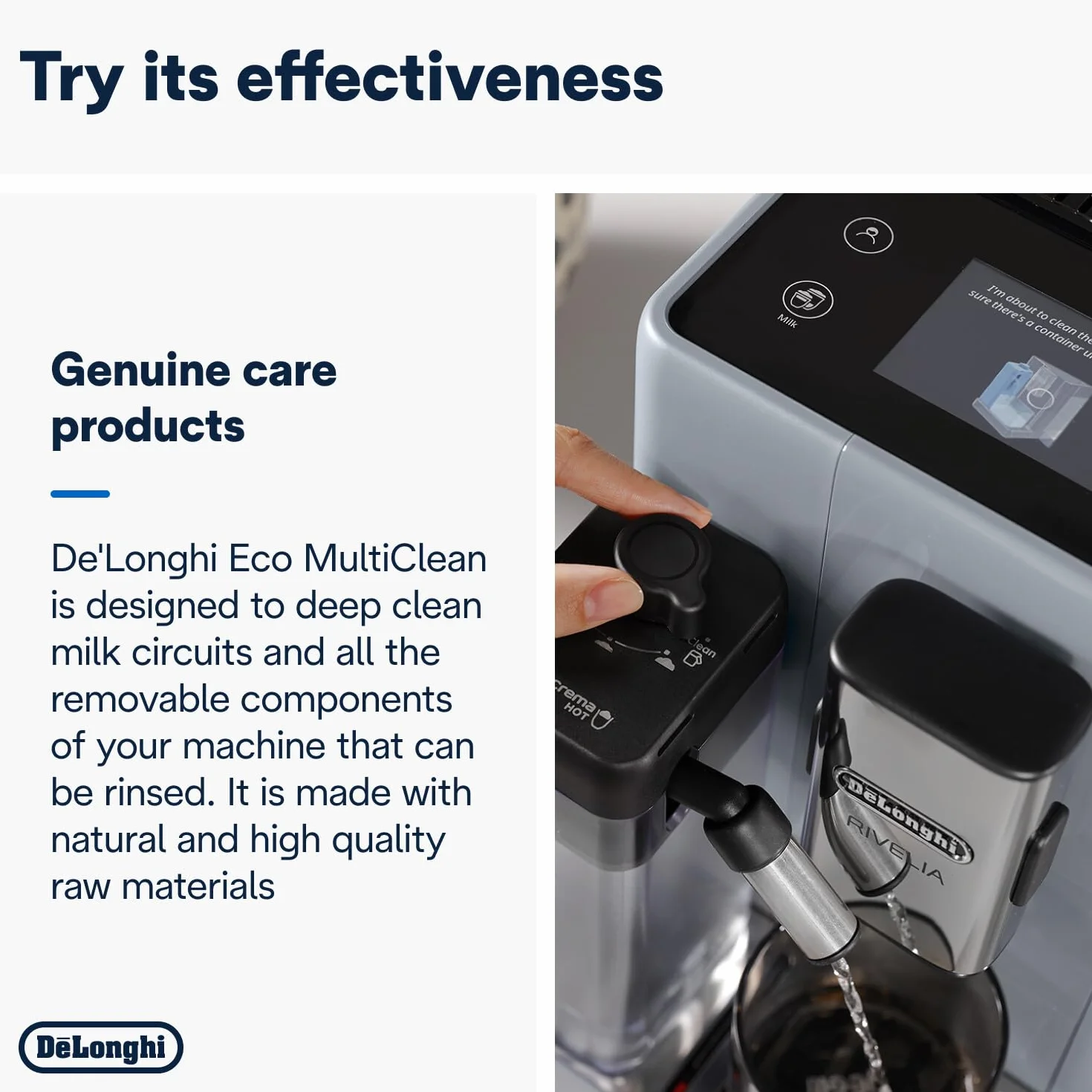 Delonghi Milk Clean 250 ml DLSC550, wielokolorowy (1 szt.)
