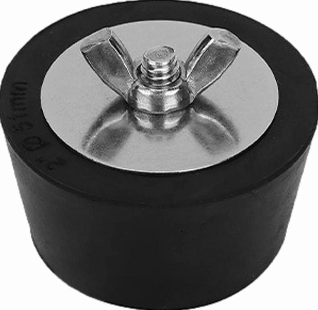 2 szt. korek do zimowego basenu, gumowa wtyczka do basenu, zimowa wtyczka rozszerzająca z metalowymi śrubami do basenów naziemnych (51 mm)