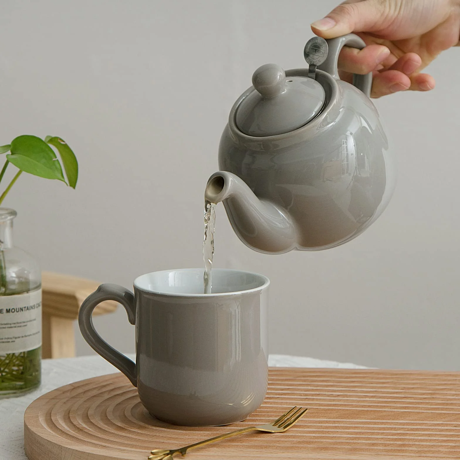 London Pottery Czajniczek do herbaty ceramiczny 600 ml 2 filiżanki