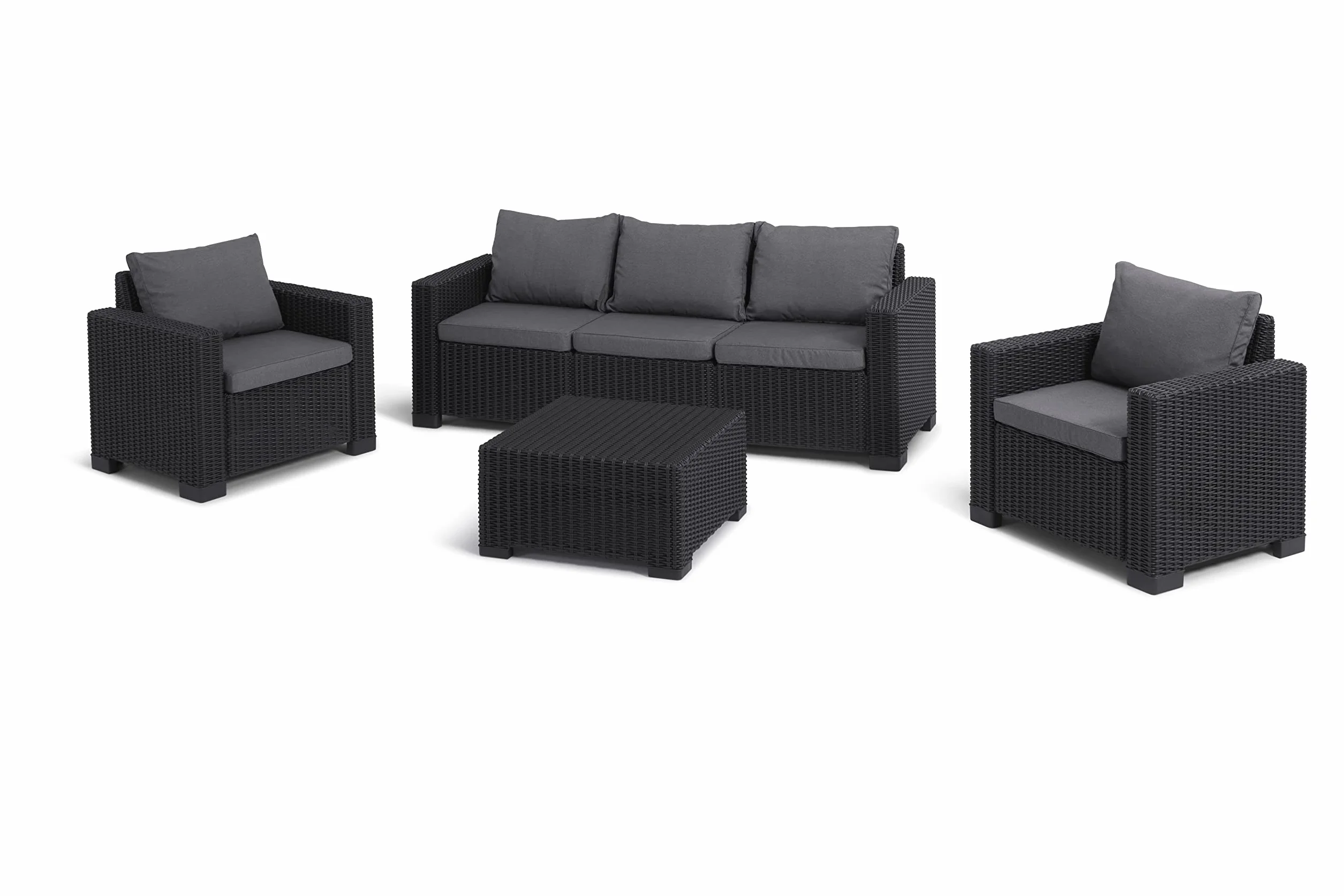 Keter California Sofa Ogrodowa, Szary, 199 x 68 x 72 cm