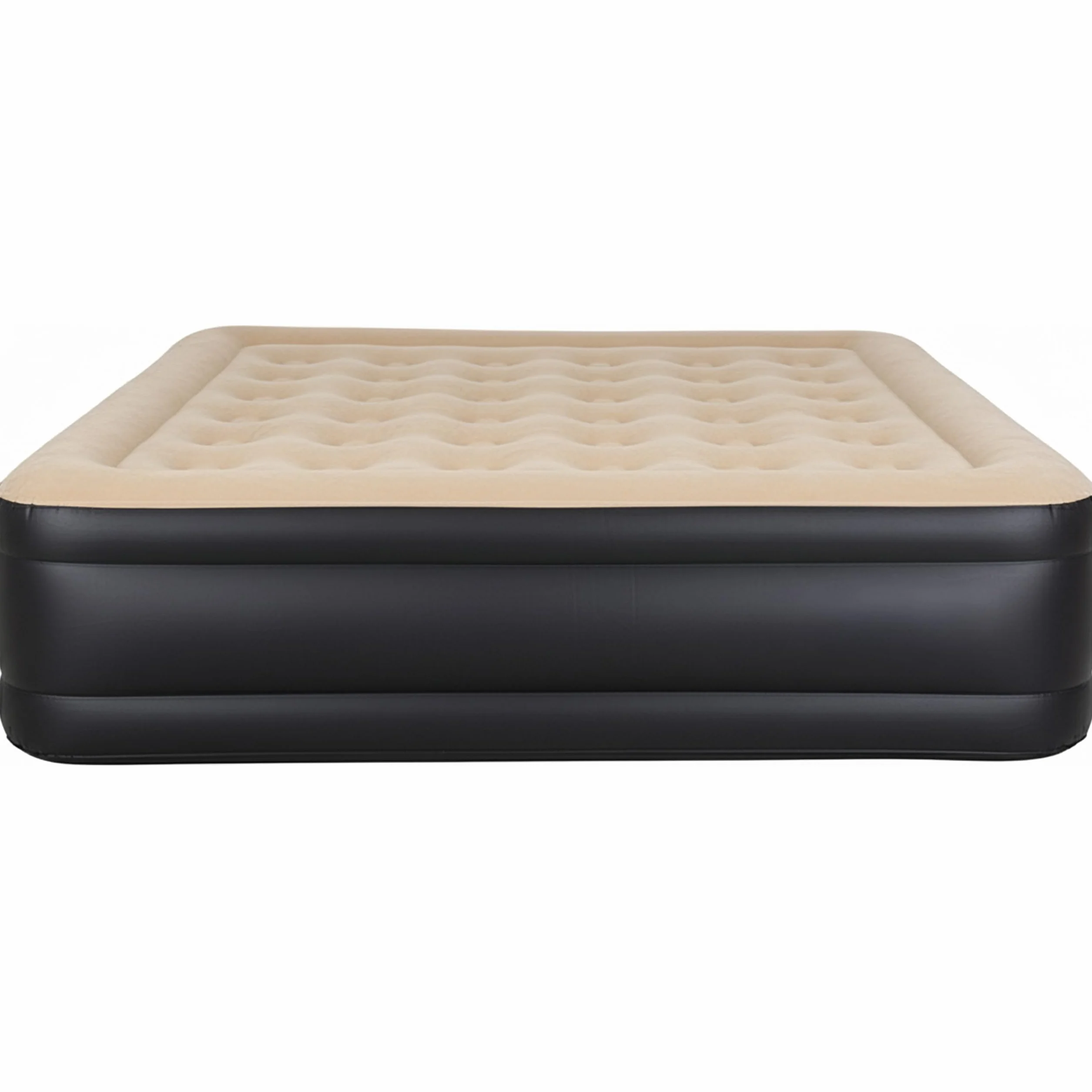 AVENLI Samopompujący Materac Powietrzny 203 x 157 x 47 cm – Nadmuchiwane Łóżko Gościnne z Wbudowaną Pompką – Materac Dmuchany 2 Osoby – Idealny do Domu, Kempingu i Podróży