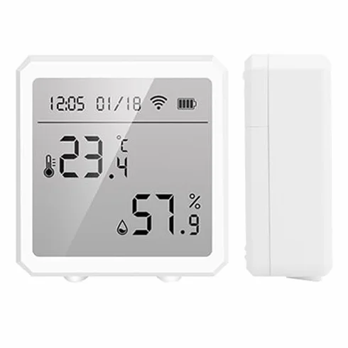 Czujnik temperatury i wilgotności WiFi ekran LCD aplikacja Tuya Smart Life