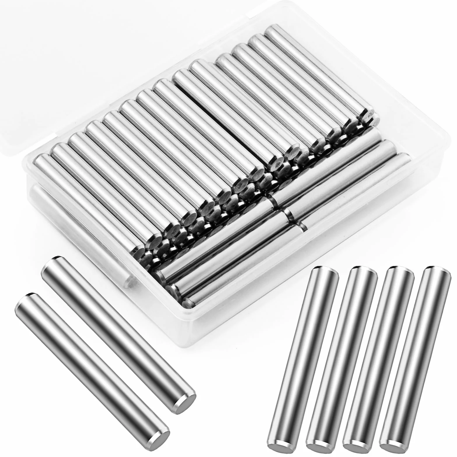 45 sztuk wsporników do półki, 6 mm, kołki cylindryczne, wsporniki do półek wkładanych