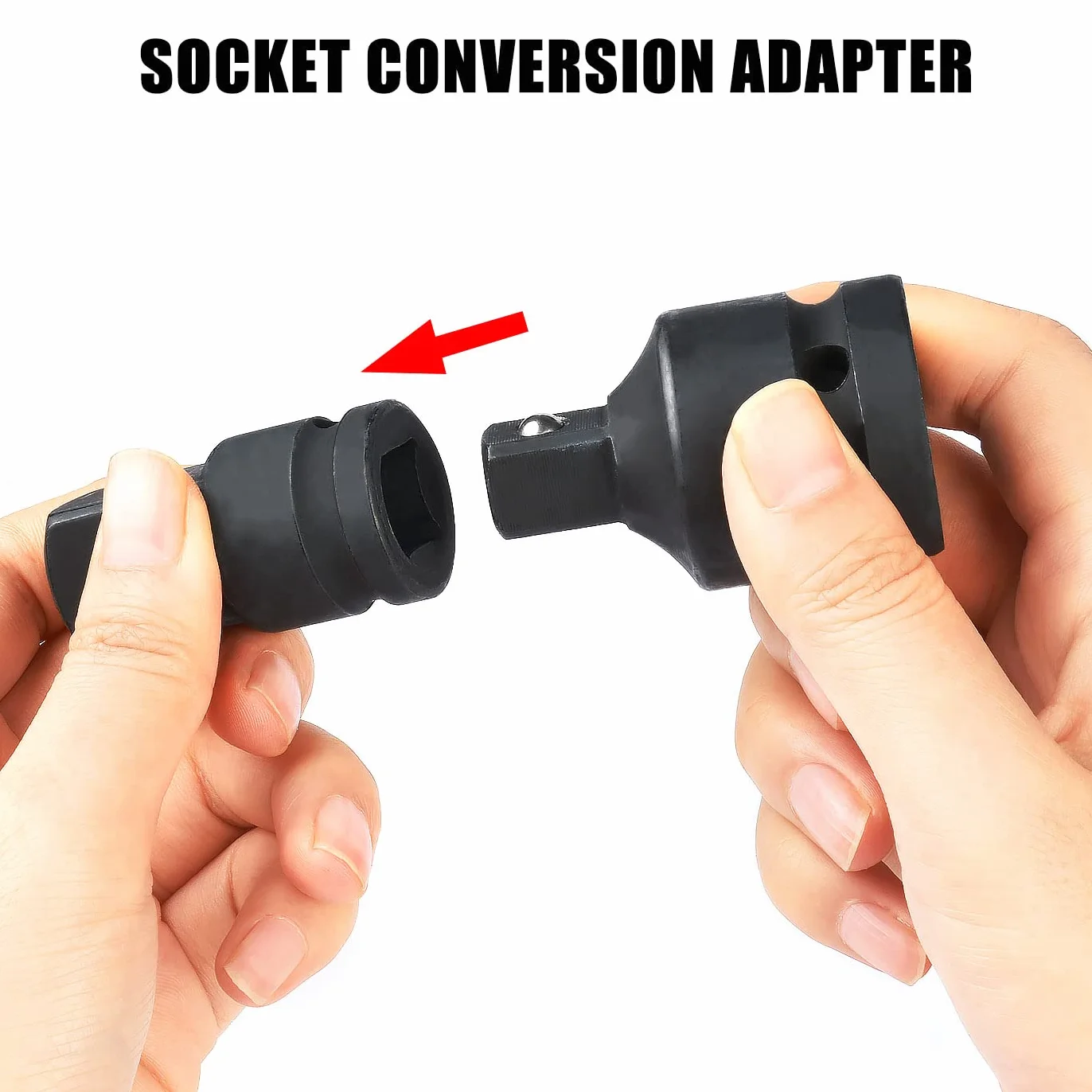 Adapter klucza nasadowego, czworokątny wewnętrzny 20 mm (3/4") - zewnętrzny kwadrat 12,5 mm (1/2") | adapter 3/4 na 1/2"