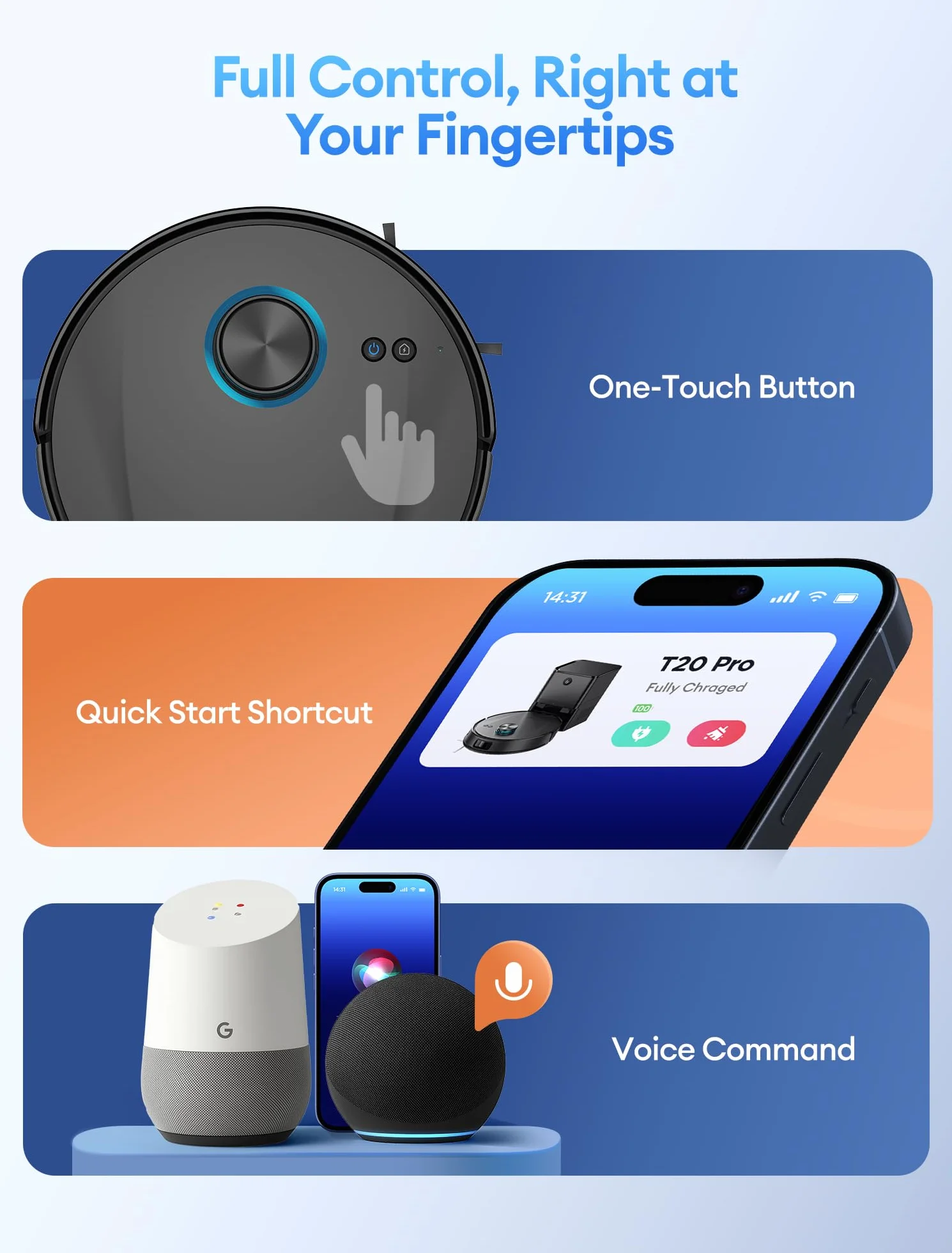 Ultenic T20 Pro Robot Odkurzający z Samooóżnianiem, 8000 Pa, Cichy, Sterowanie WiFi/Bluetooth/Alexa/App, 6 Trybów Czyszczenia, Idealny do Sierści Zwierząt