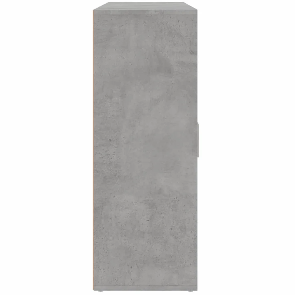 vidaXL Szafki, 3 szt., szarość betonu, 60x31x84 cm, komoda, szafka kuchenna, szafka do przechowywania w salonie, kredens, szafka do przedpokoju