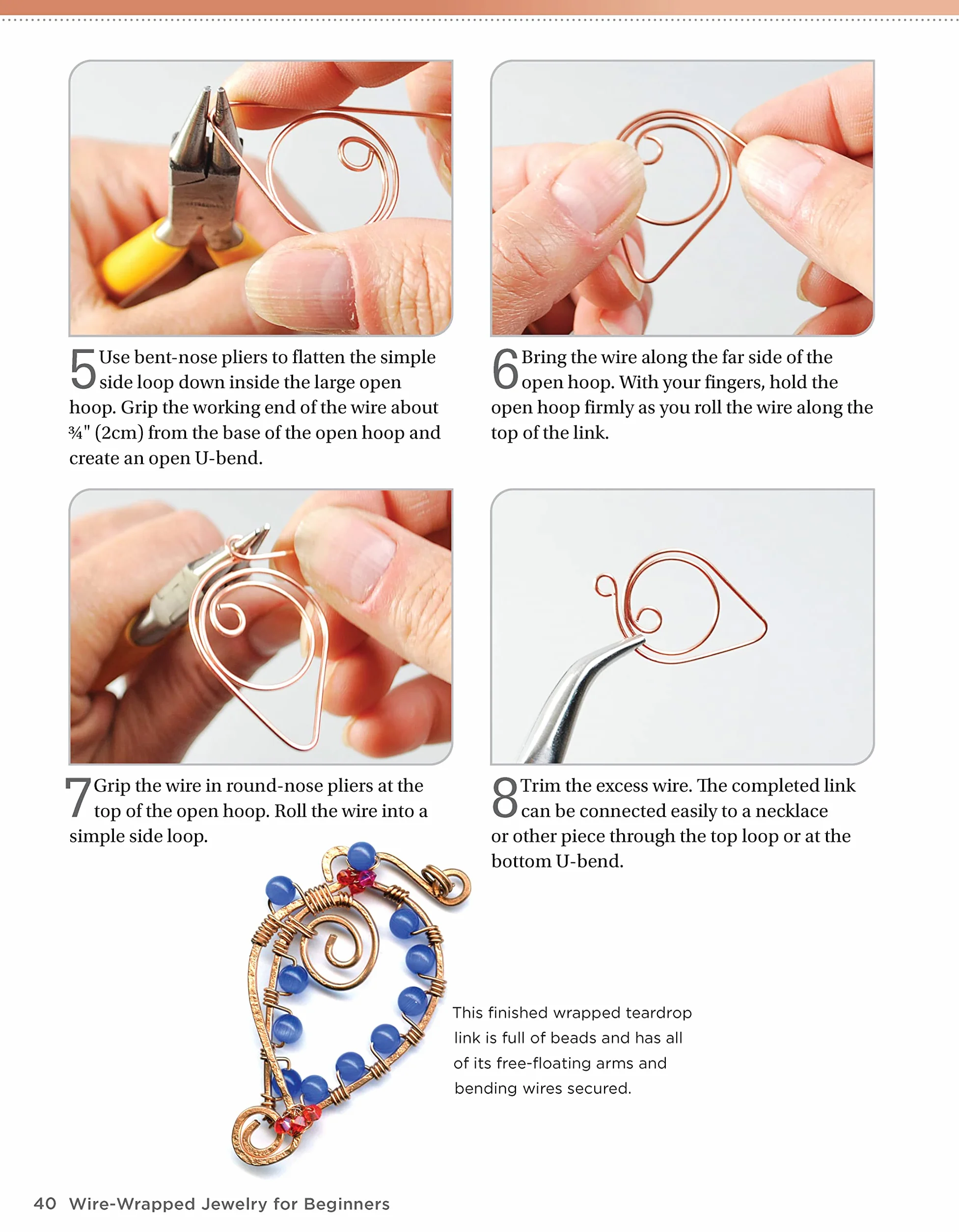 Wire-Wrapped Jewelry for Beginners: Step-By-Step Illustrated Techniques, Tools, and Inspiration