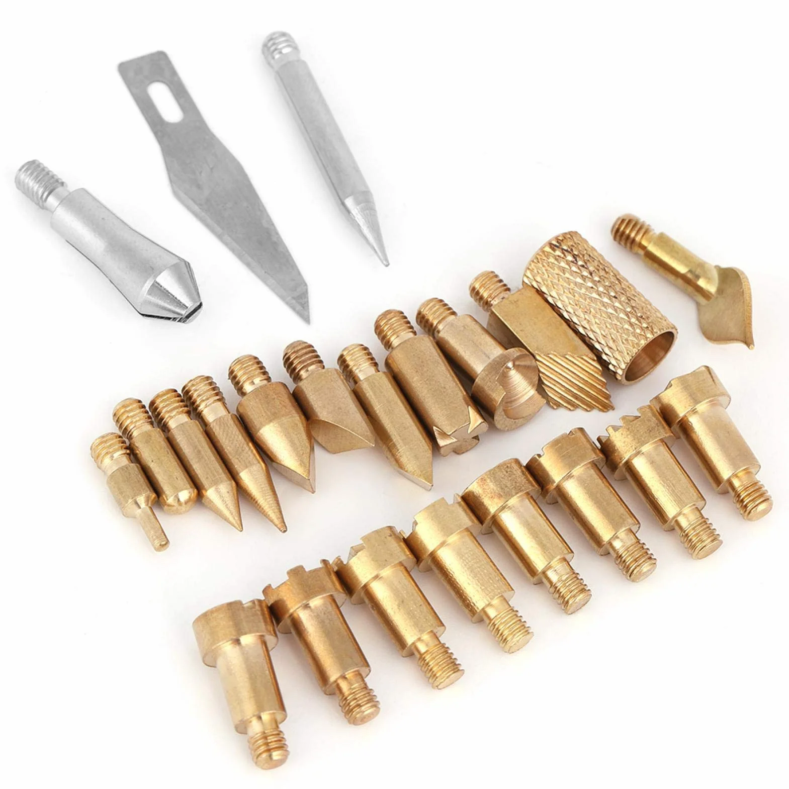 23 Szt. Craft Wood Pen Tips Wzornik do Sprzedaży Pirografowanie Rzeźb Roboczych
